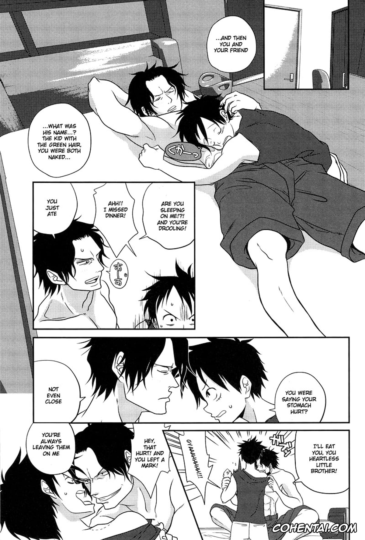 One Piece hentai, Monkey D. Luffy hentai, Portgas D. Ace hentai, Roronoa Zoro hentai, STARGAZER (One Piece), pagina 12
