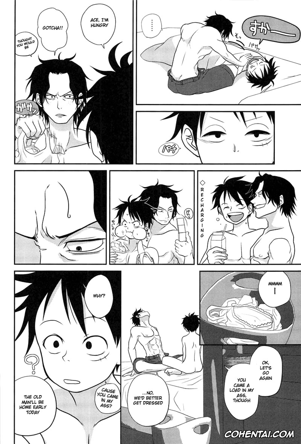 One Piece hentai, Monkey D. Luffy hentai, Portgas D. Ace hentai, Roronoa Zoro hentai, STARGAZER (One Piece), pagina 21