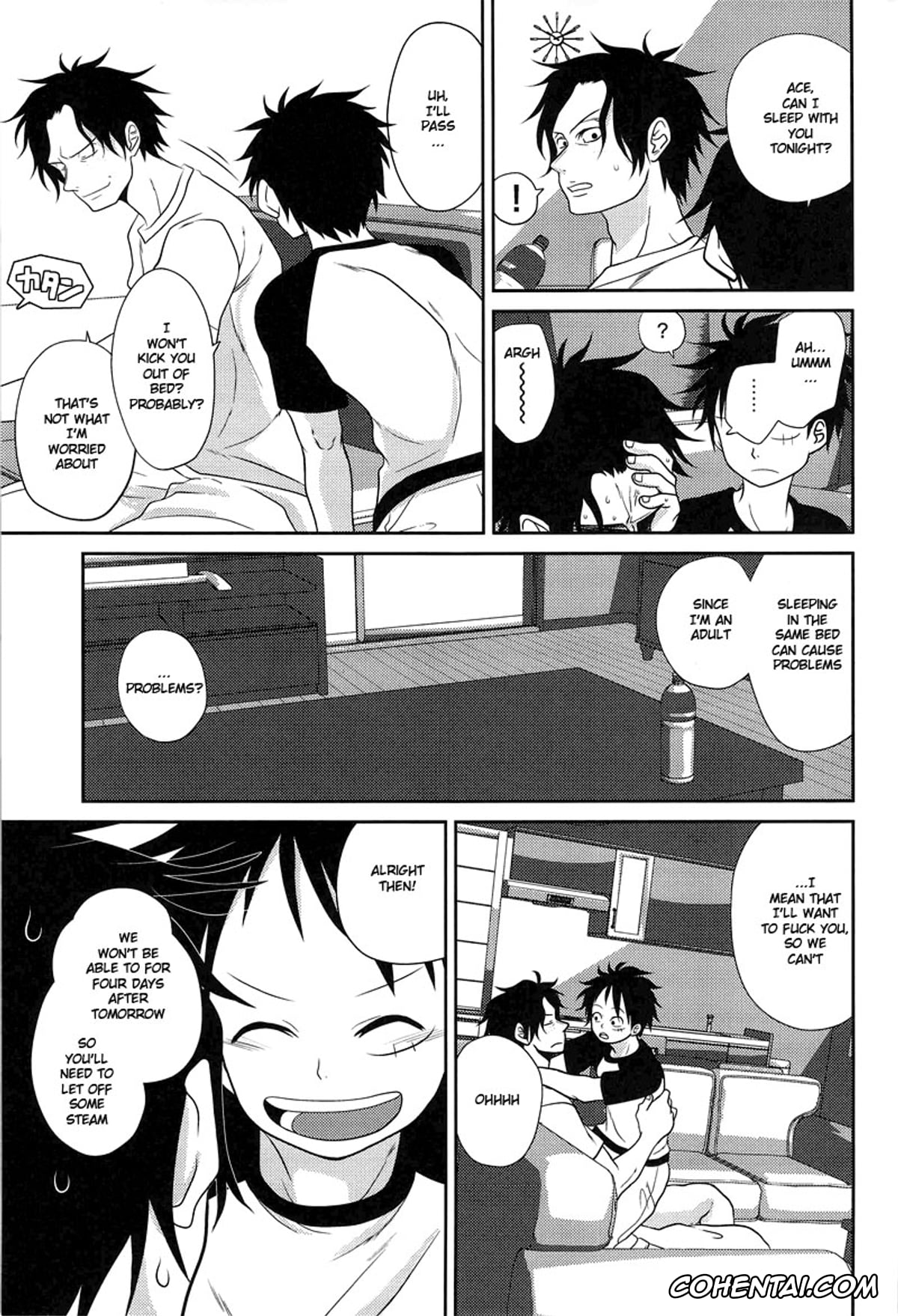 One Piece xxx, Monkey D. Luffy xxx, Portgas D. Ace xxx, Roronoa Zoro xxx, STARGAZER (One Piece), pagina 40