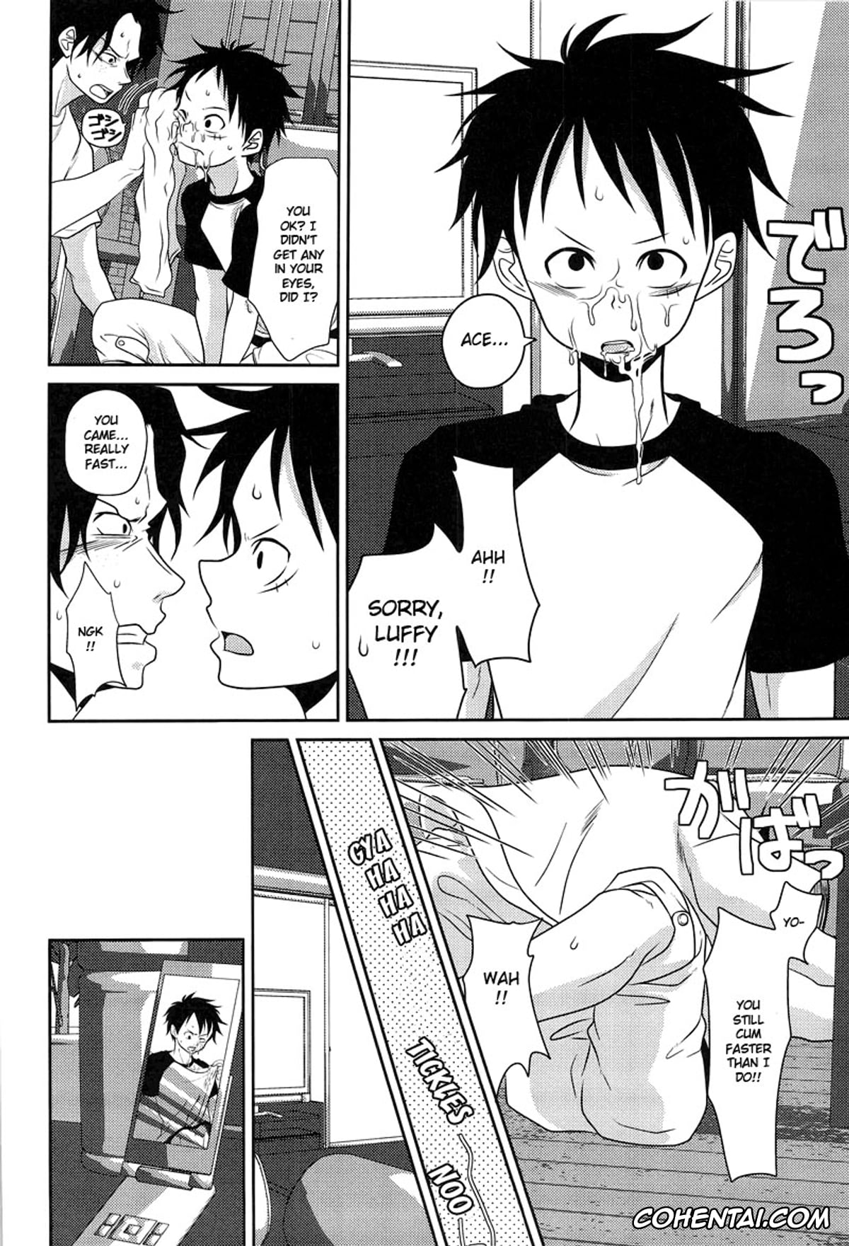One Piece hentai, Monkey D. Luffy hentai, Portgas D. Ace hentai, Roronoa Zoro hentai, STARGAZER (One Piece), pagina 45