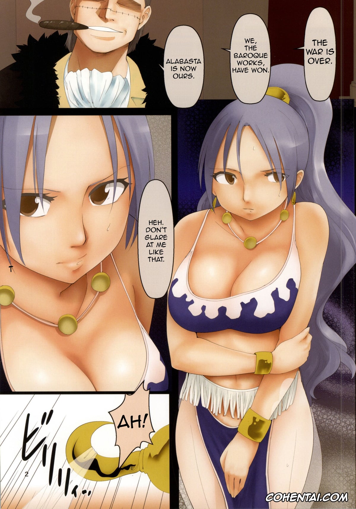 One Piece porno, Crocodile porno, Vivi Nefertari porno, Sabaku no Himegimi (ONE PIECE), pagina 2
