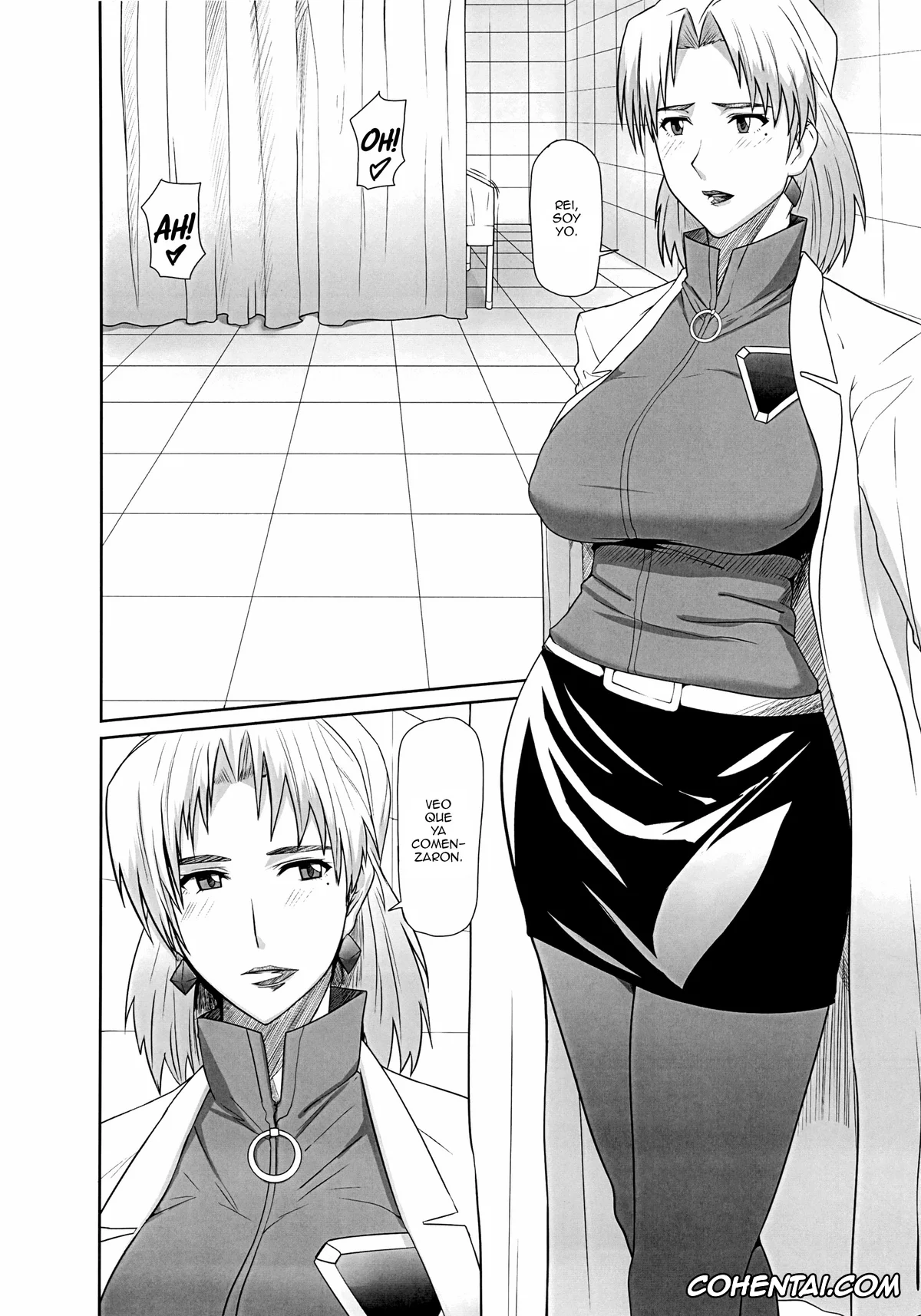 Neon Genesis Evangelion hentai, Rei Ayanami hentai, Ritsuko Akagi hentai, REDLEVEL5 (Neon Genesis Evangelion), pagina 3