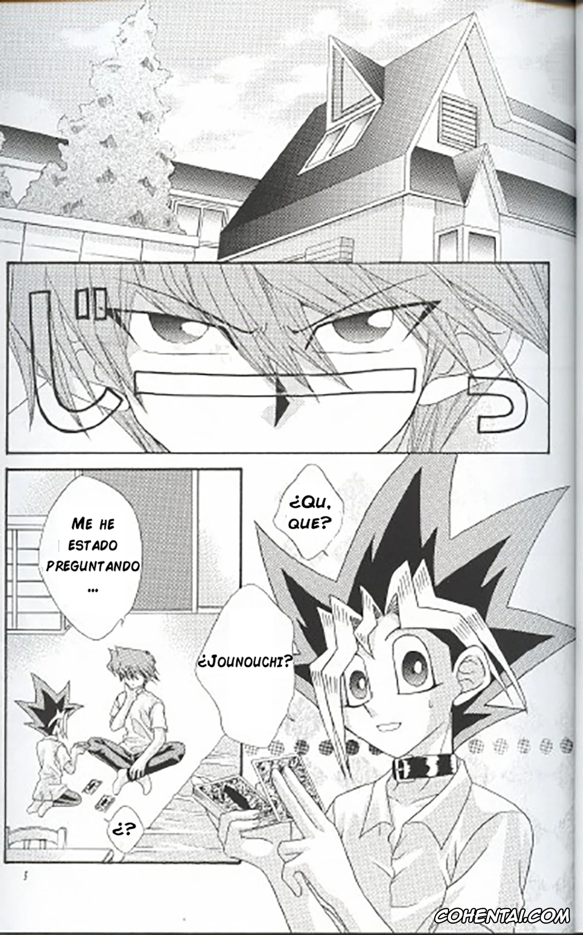 Yu-Gi-Oh! xxx, Joey Wheeler | Katsuya Jonouchi xxx, Seto Kaiba xxx, Yami Yugi xxx, Yugi Mutou xxx, Identity Crisis (Yu-Gi-Oh!), pagina 1