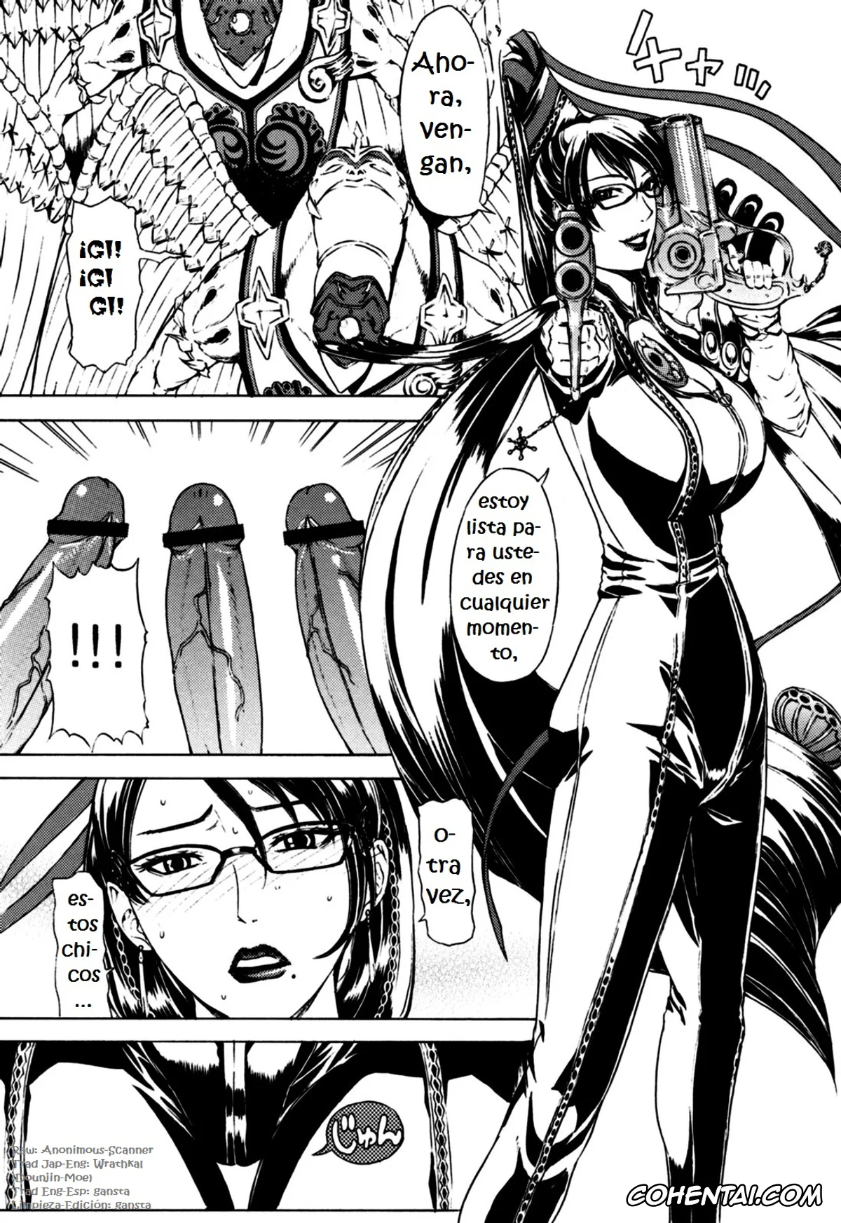 Bayonetta hentai, Bayonetta hentai, Jeanne hentai, Witch Time (Bayonetta), pagina 3