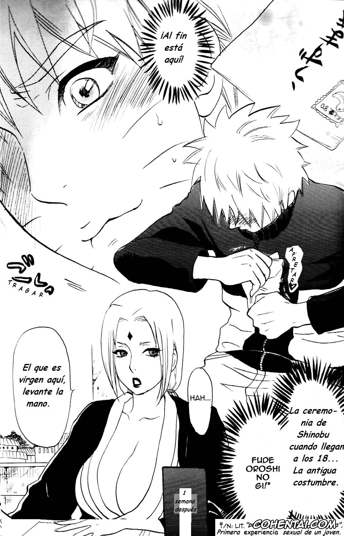 NARUTO porno, Naruto Uzumaki porno, Sasuke Uchiha porno, Fude Oroshi no Gi (Naruto), pagina 2