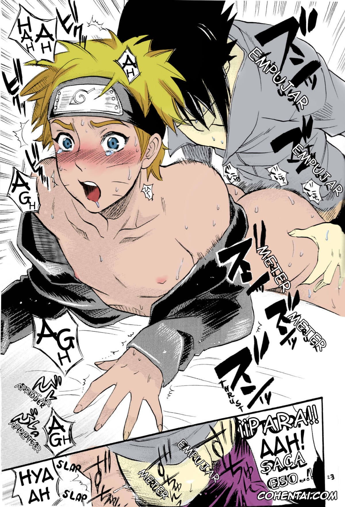 NARUTO xxx, Naruto Uzumaki xxx, Sasuke Uchiha xxx, Fude Oroshi no Gi (Naruto), pagina 22