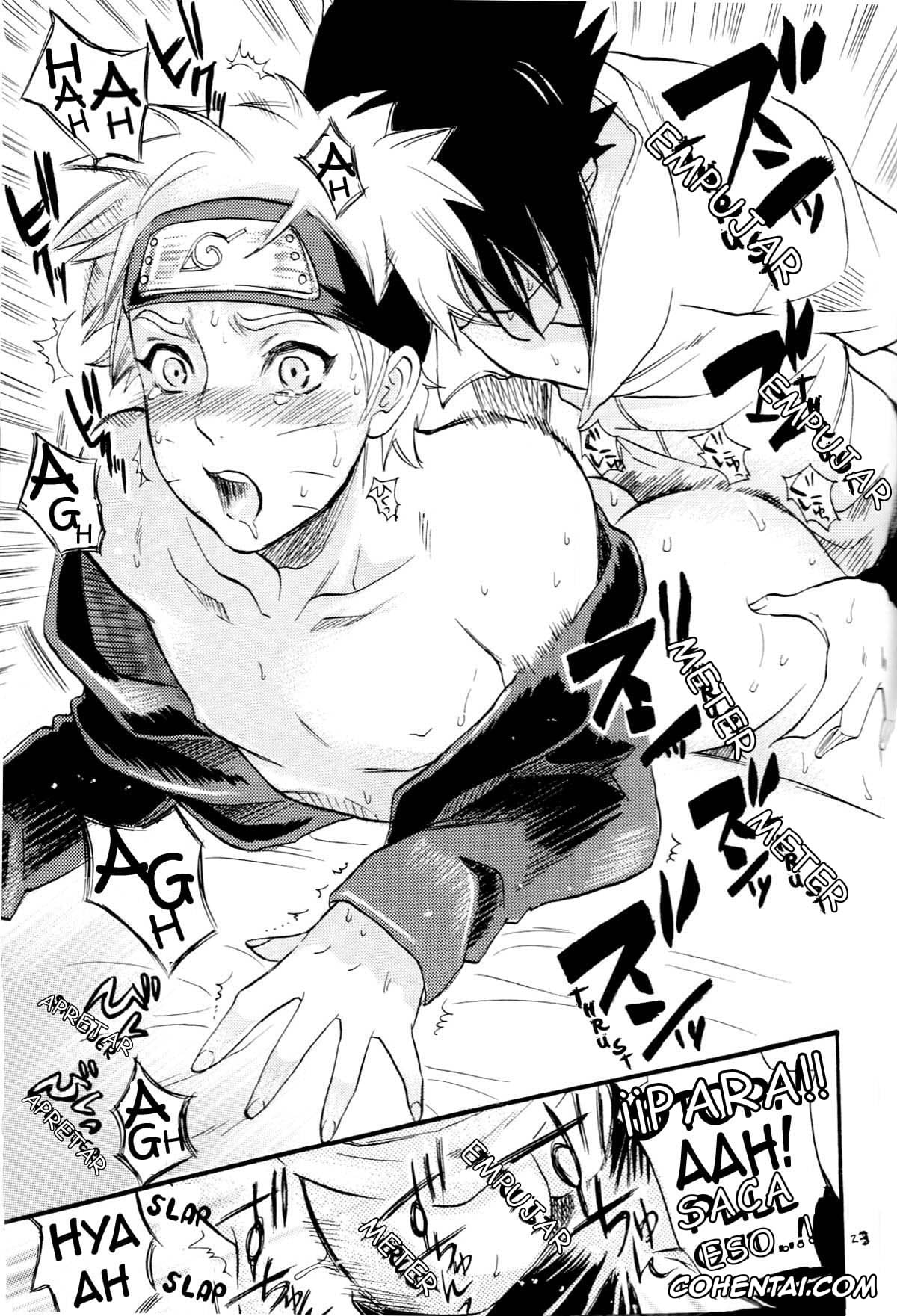 NARUTO porno, Naruto Uzumaki porno, Sasuke Uchiha porno, Fude Oroshi no Gi (Naruto), pagina 23