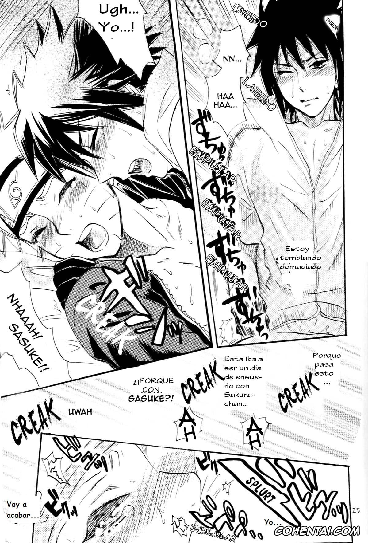 NARUTO xxx, Naruto Uzumaki xxx, Sasuke Uchiha xxx, Fude Oroshi no Gi (Naruto), pagina 25
