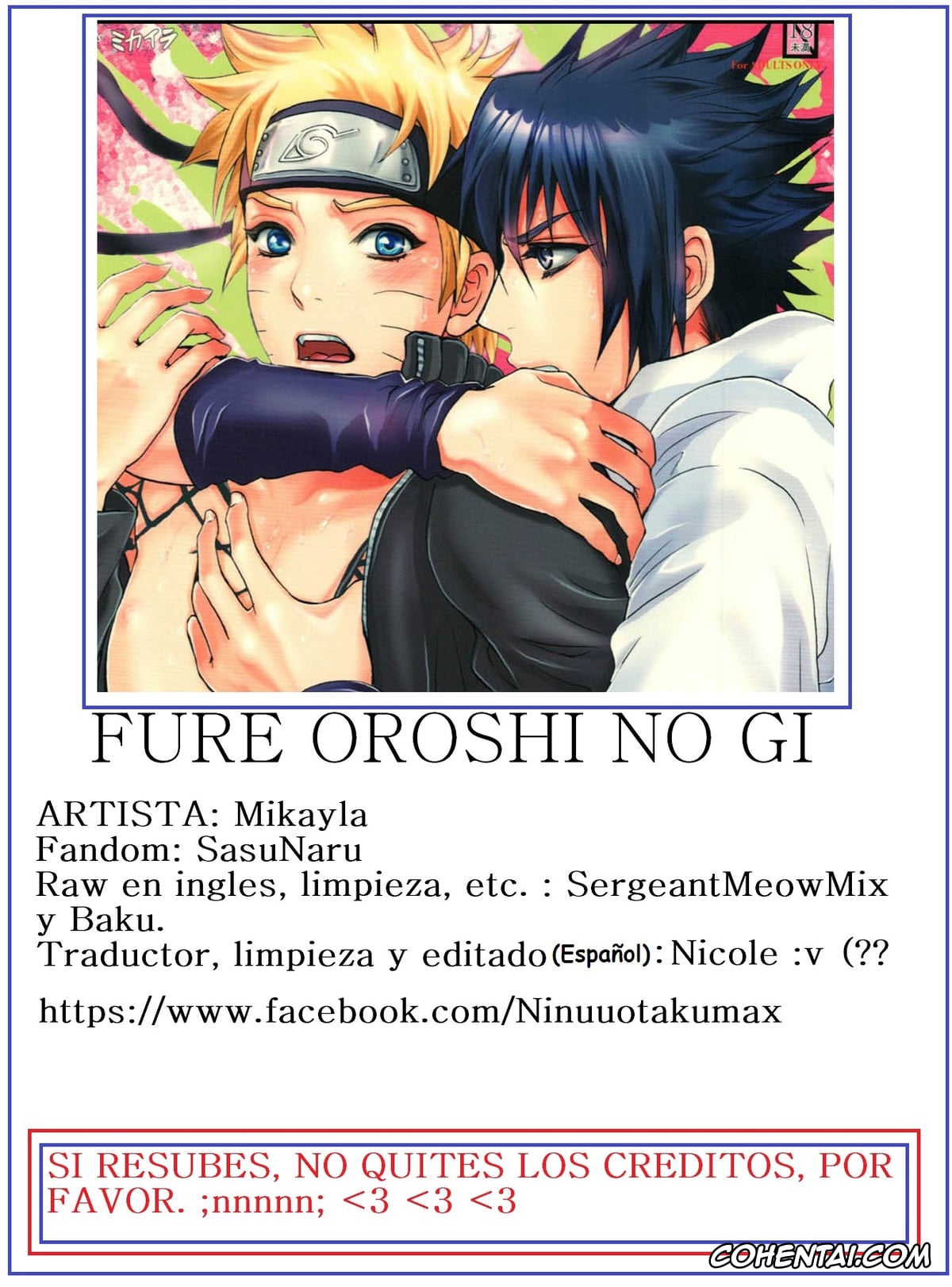 NARUTO hentai, Naruto Uzumaki hentai, Sasuke Uchiha hentai, Fude Oroshi no Gi (Naruto), pagina 30