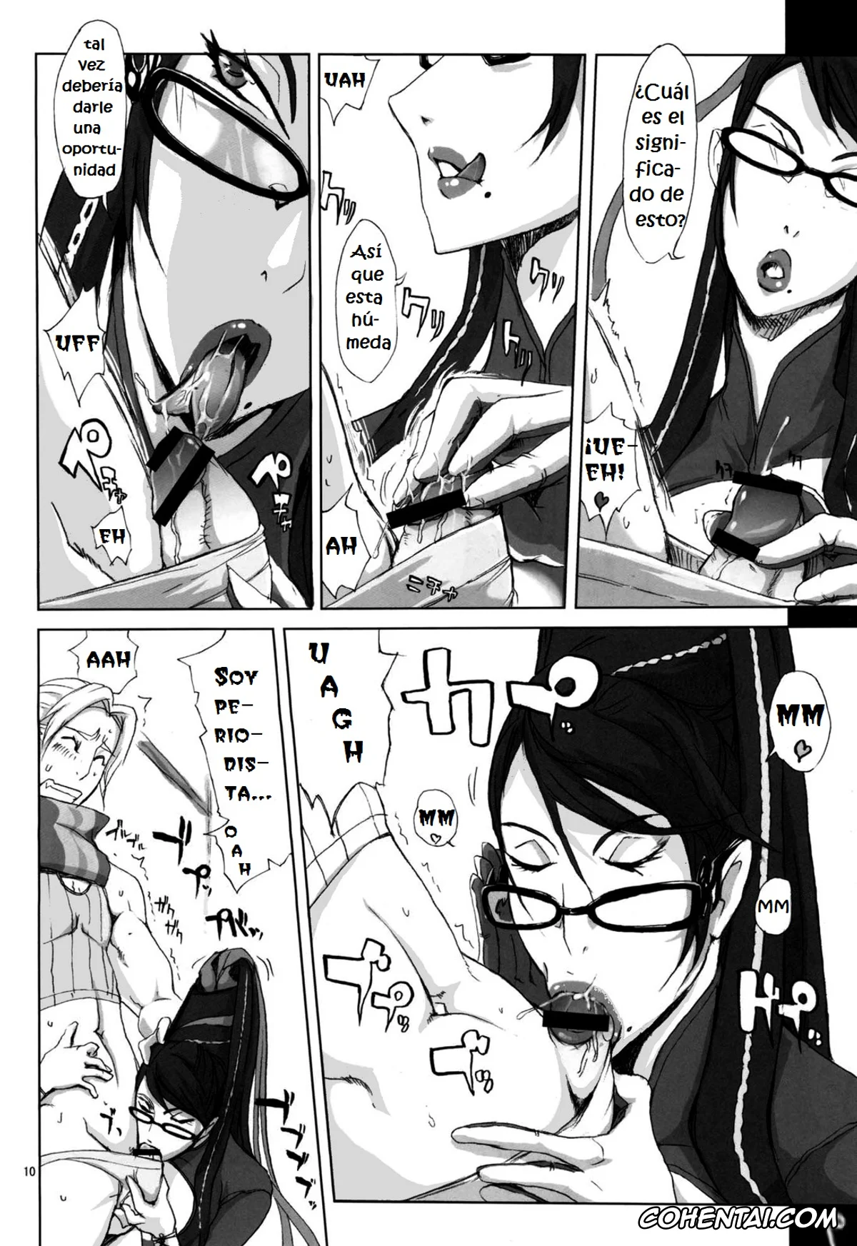 Bayonetta hentai, Bayonetta hentai, Witch Time (Bayonetta), pagina 9