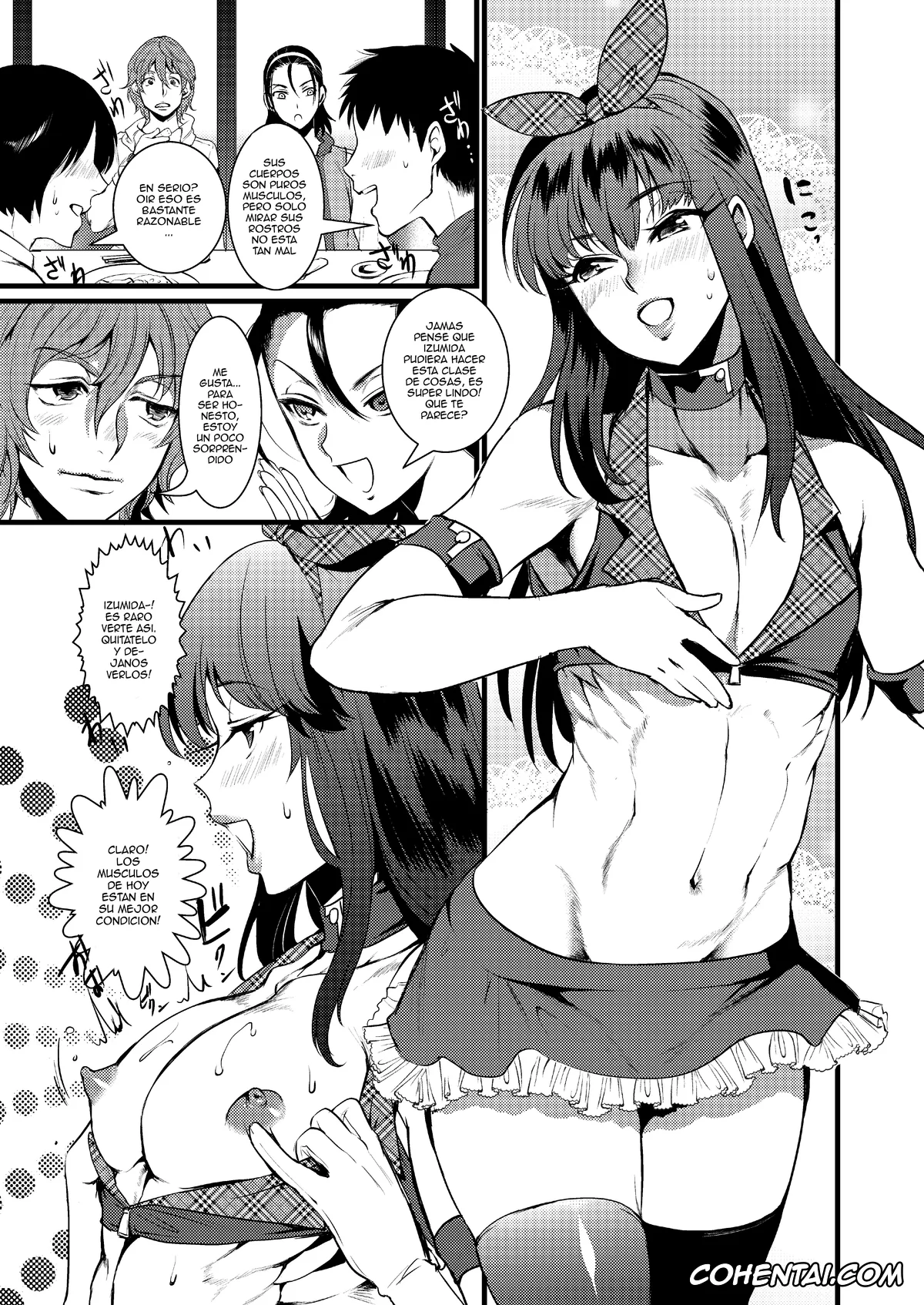 Yowamushi Pedal porno, Hayato Shinkai porno, Touichirou Izumida porno, Kinniku Josou Shounen (Yowamushi Pedal), pagina 8