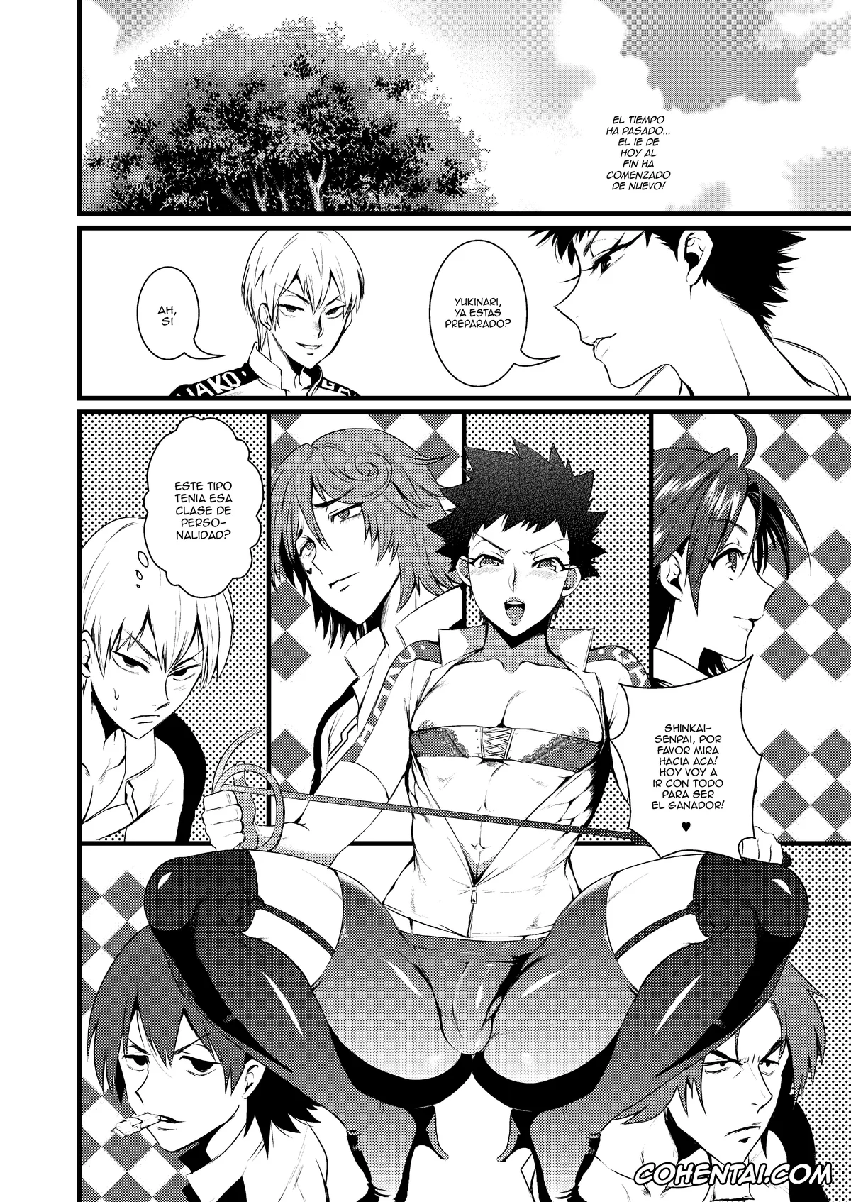 Yowamushi Pedal xxx, Hayato Shinkai xxx, Touichirou Izumida xxx, Kinniku Josou Shounen (Yowamushi Pedal), pagina 19