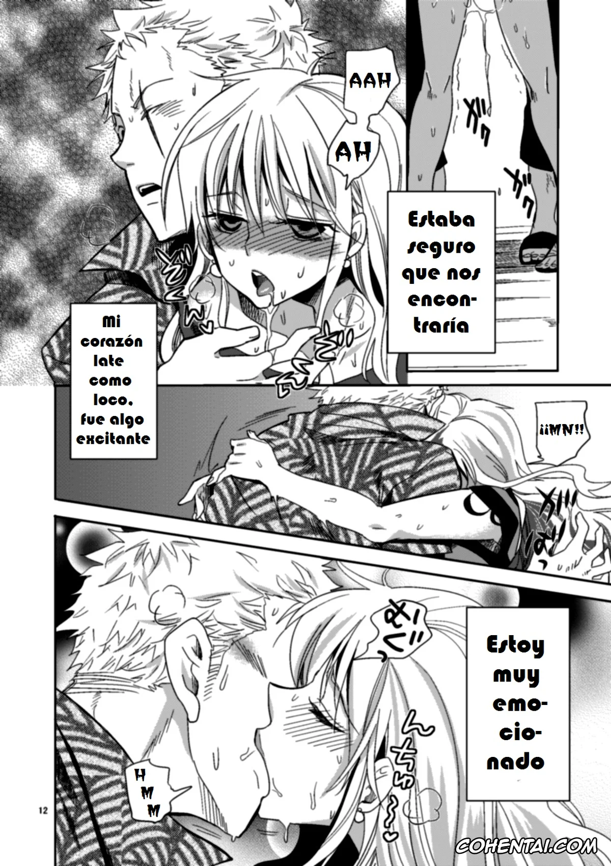 One Piece hentai, Nami hentai, Roronoa Zoro hentai, Senjou no Pink na Yomoyamabanashi (One Piece), pagina 12