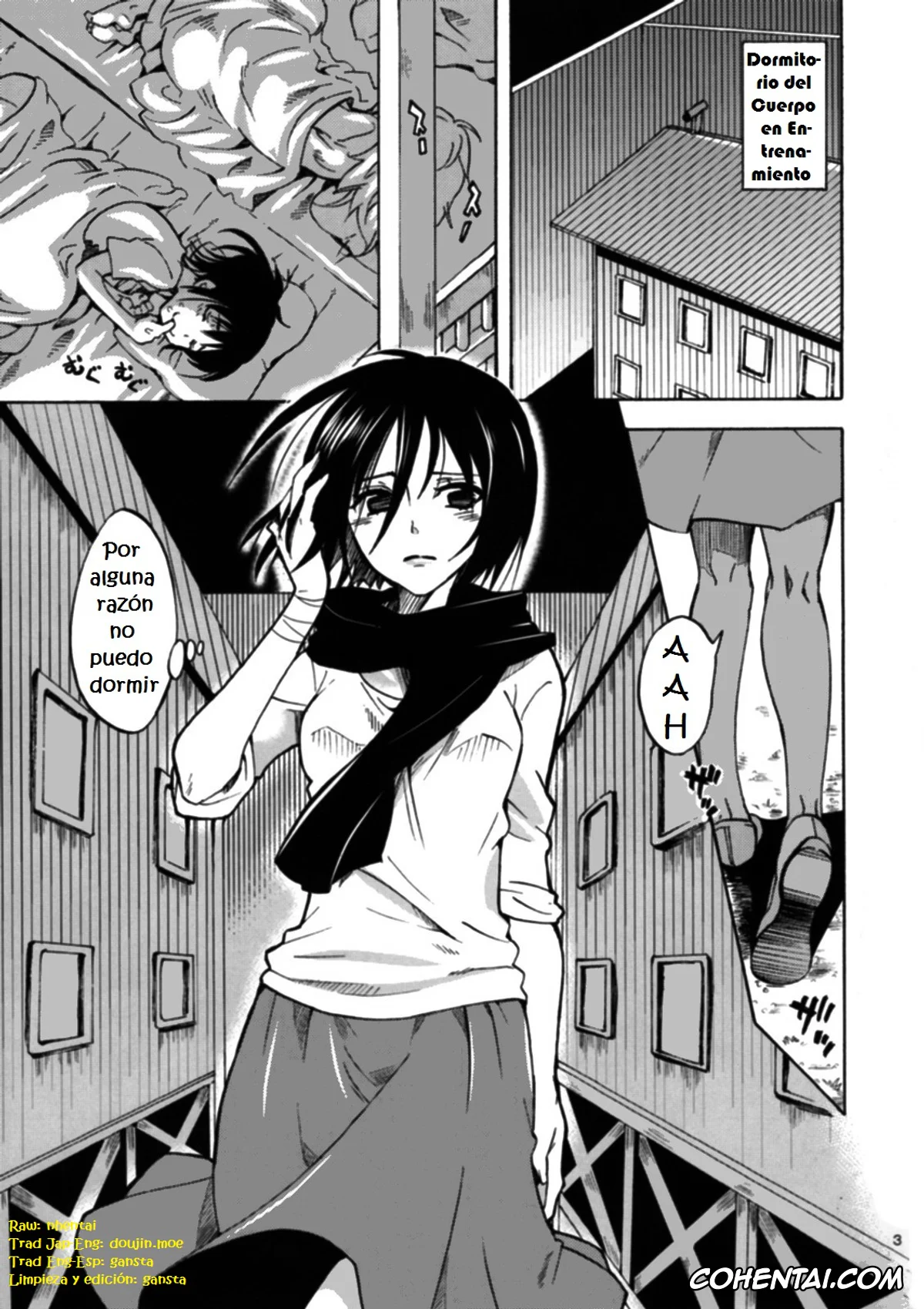 Shingeki No Kyojin | Attack On Titan porno, Eren Jaeger porno, Mikasa Ackerman porno, Eren to Kozukuri Jissen! (Shingeki no Kyojin), pagina 2