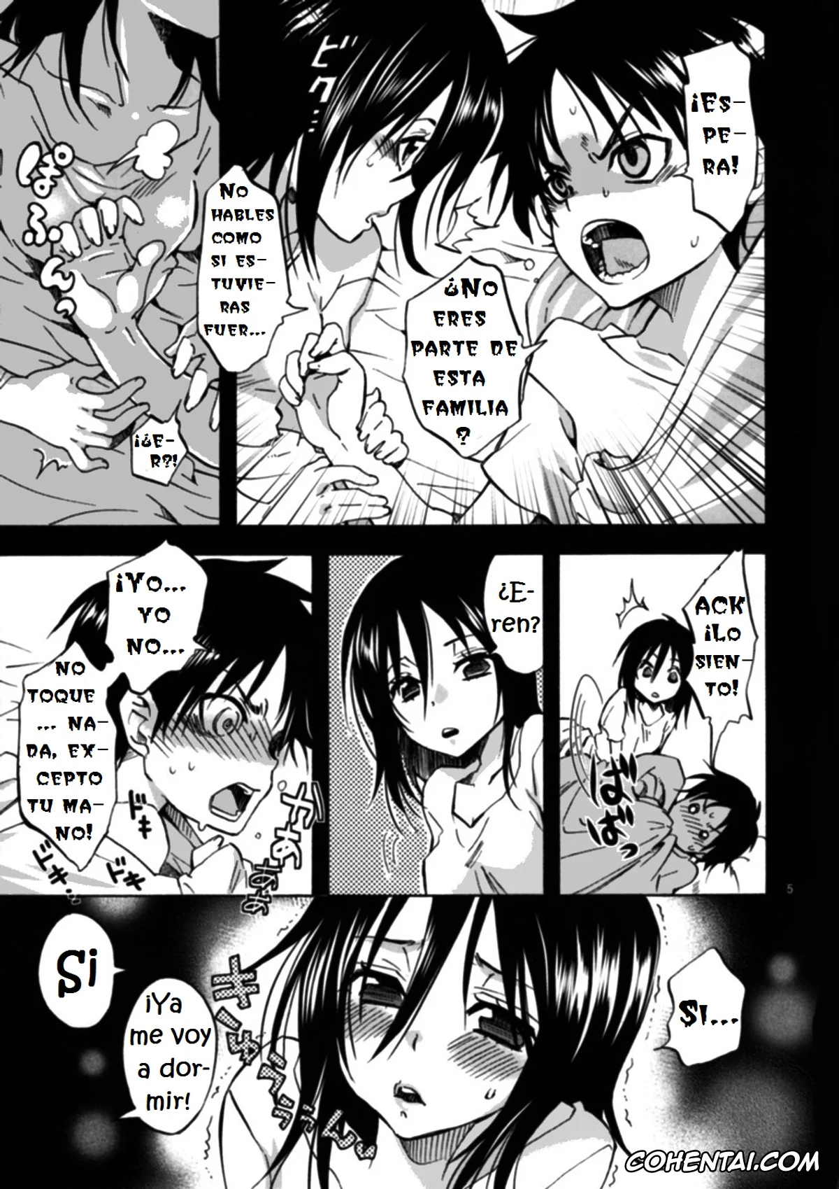 Shingeki No Kyojin | Attack On Titan xxx, Eren Jaeger xxx, Mikasa Ackerman xxx, Eren to Kozukuri Jissen! (Shingeki no Kyojin), pagina 4