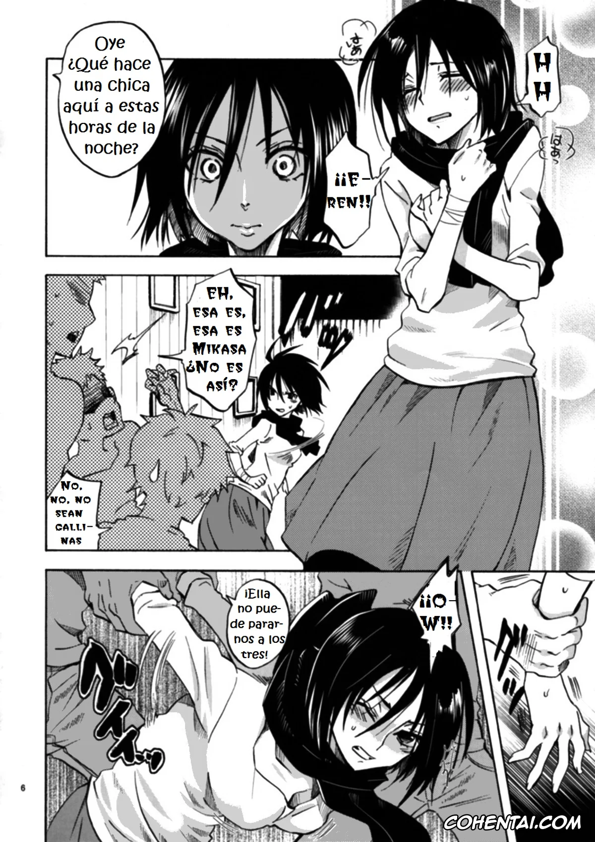 Shingeki No Kyojin | Attack On Titan porno, Eren Jaeger porno, Mikasa Ackerman porno, Eren to Kozukuri Jissen! (Shingeki no Kyojin), pagina 5