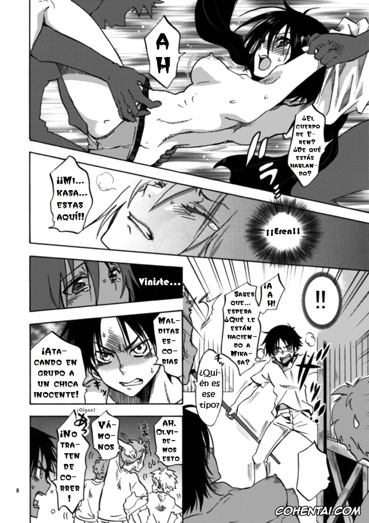 Shingeki No Kyojin | Attack On Titan xxx, Eren Jaeger xxx, Mikasa Ackerman xxx, Eren to Kozukuri Jissen! (Shingeki no Kyojin), pagina 7