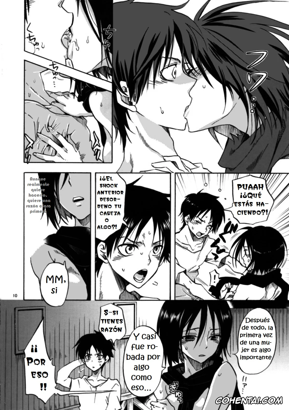 Shingeki No Kyojin | Attack On Titan hentai, Eren Jaeger hentai, Mikasa Ackerman hentai, Eren to Kozukuri Jissen! (Shingeki no Kyojin), pagina 9