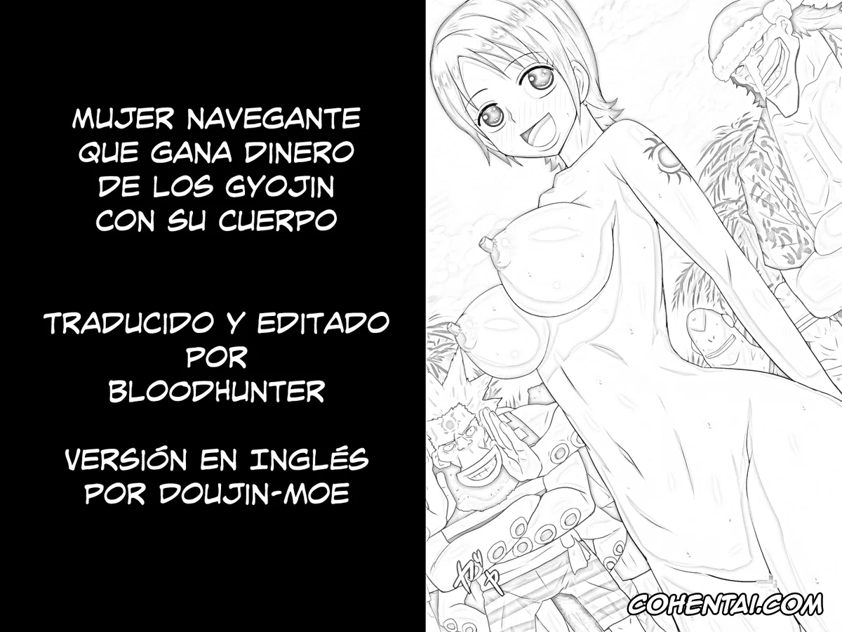 One Piece hentai, Nami hentai, Gyojin ni Karada de Kin o Kasegu Onna Koukaishi! (One Piece), pagina 42