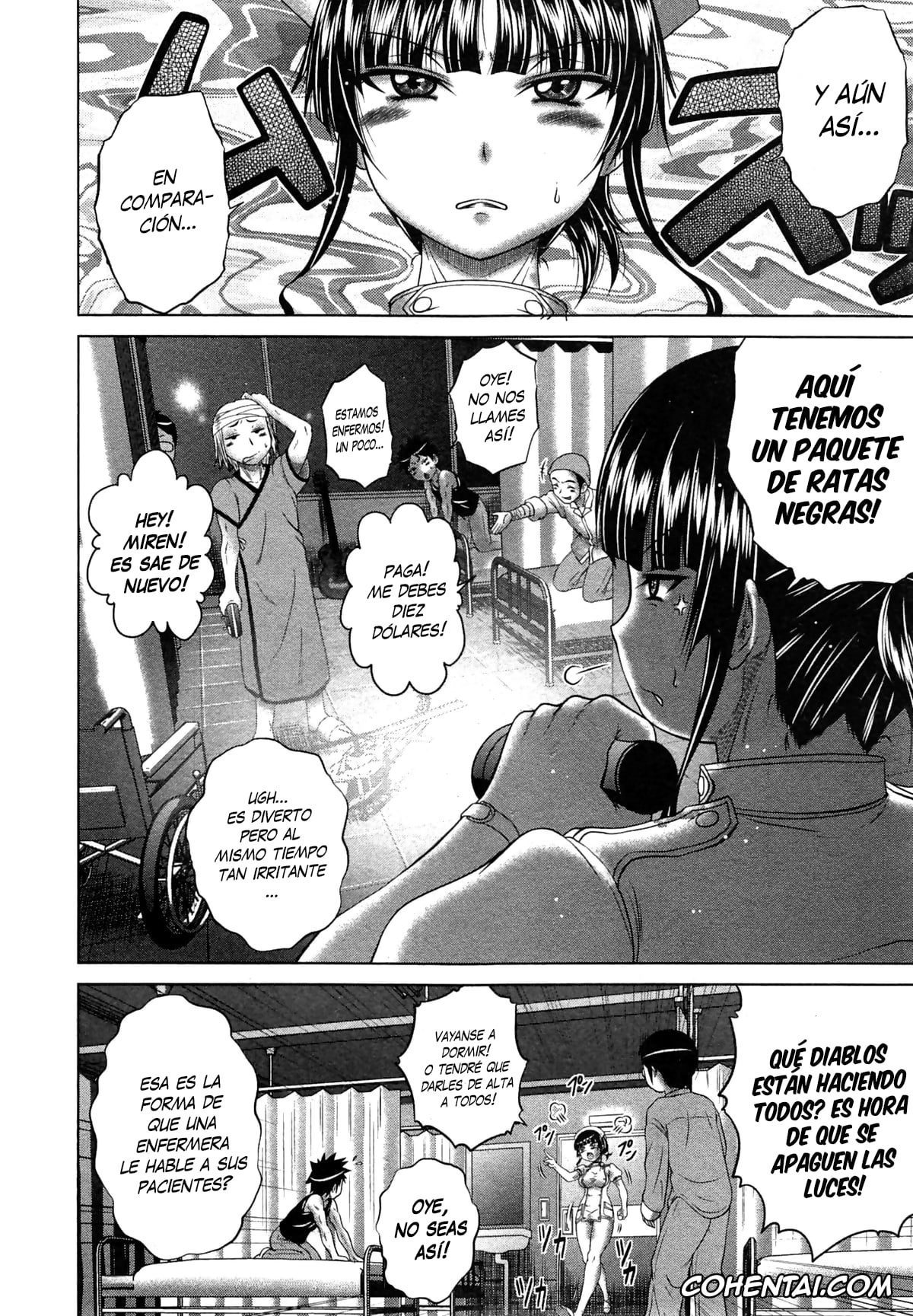 Revistas porno, COMIC Shingeki porno, Youkoso Yosakura Byouin e – Kuroi Nurse no Nichijou (COMIC Shingeki 2014-11), pagina 8