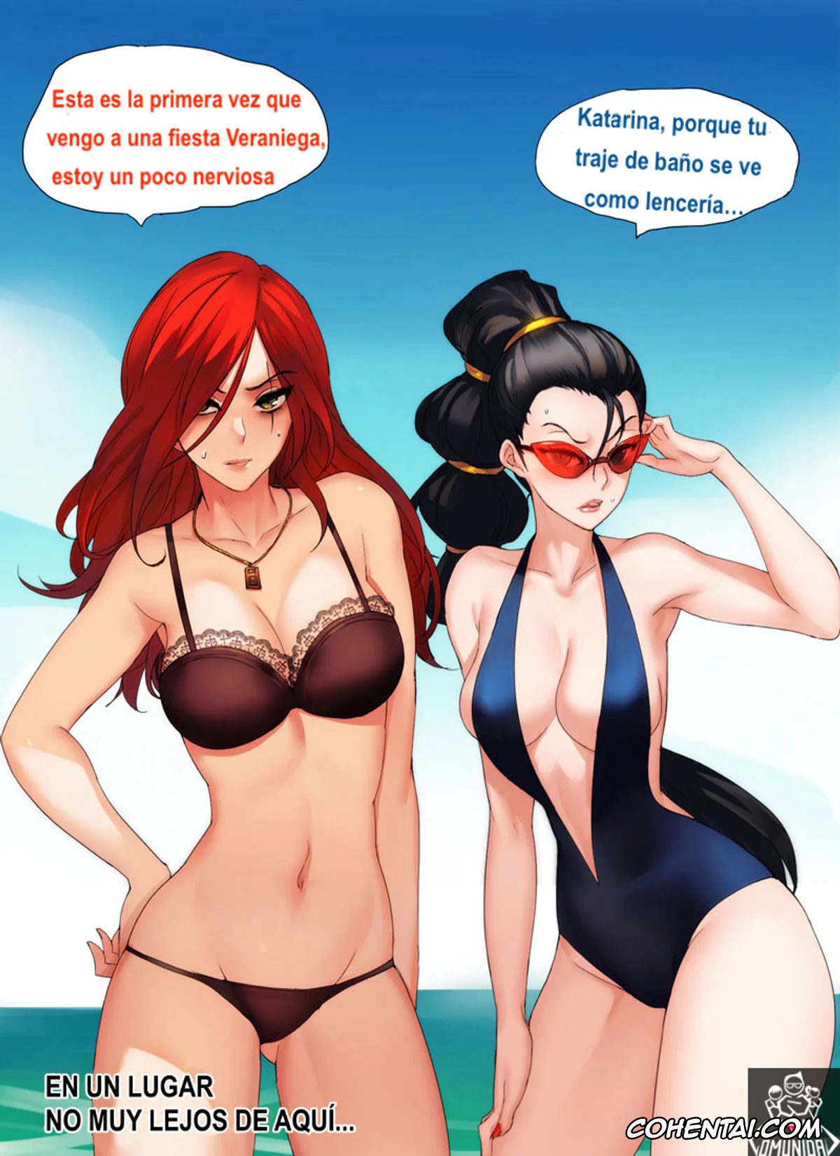 League of Legends xxx, Katarina Du Couteau xxx, Leona xxx, Shauna Vayne xxx, Pool Party – Summer in summoner’s rift (League of Legends), pagina 13