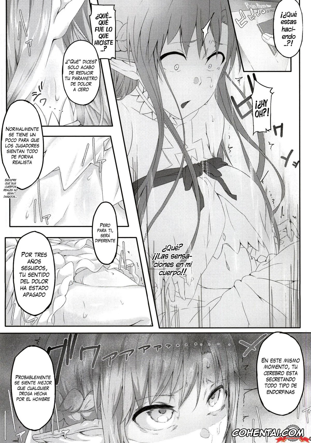Sword Art Online hentai, Asuna Yuuki hentai, Asunama (Sword Art Online), pagina 6