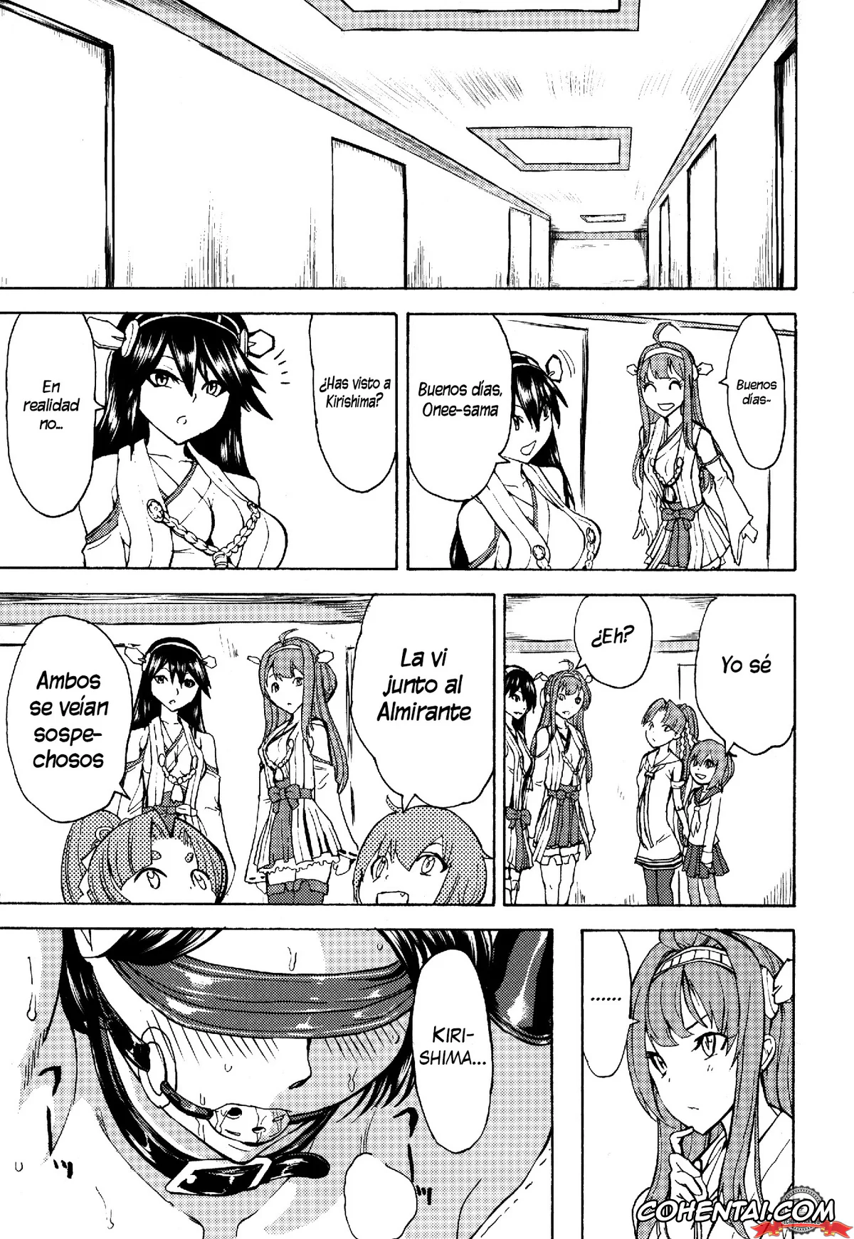 Kantai Collection -KanColle- xxx, Kirishima xxx, Kirishima -Kirishima Ryoujoku Choukyou Kiroku- (Kantai Collection), pagina 10
