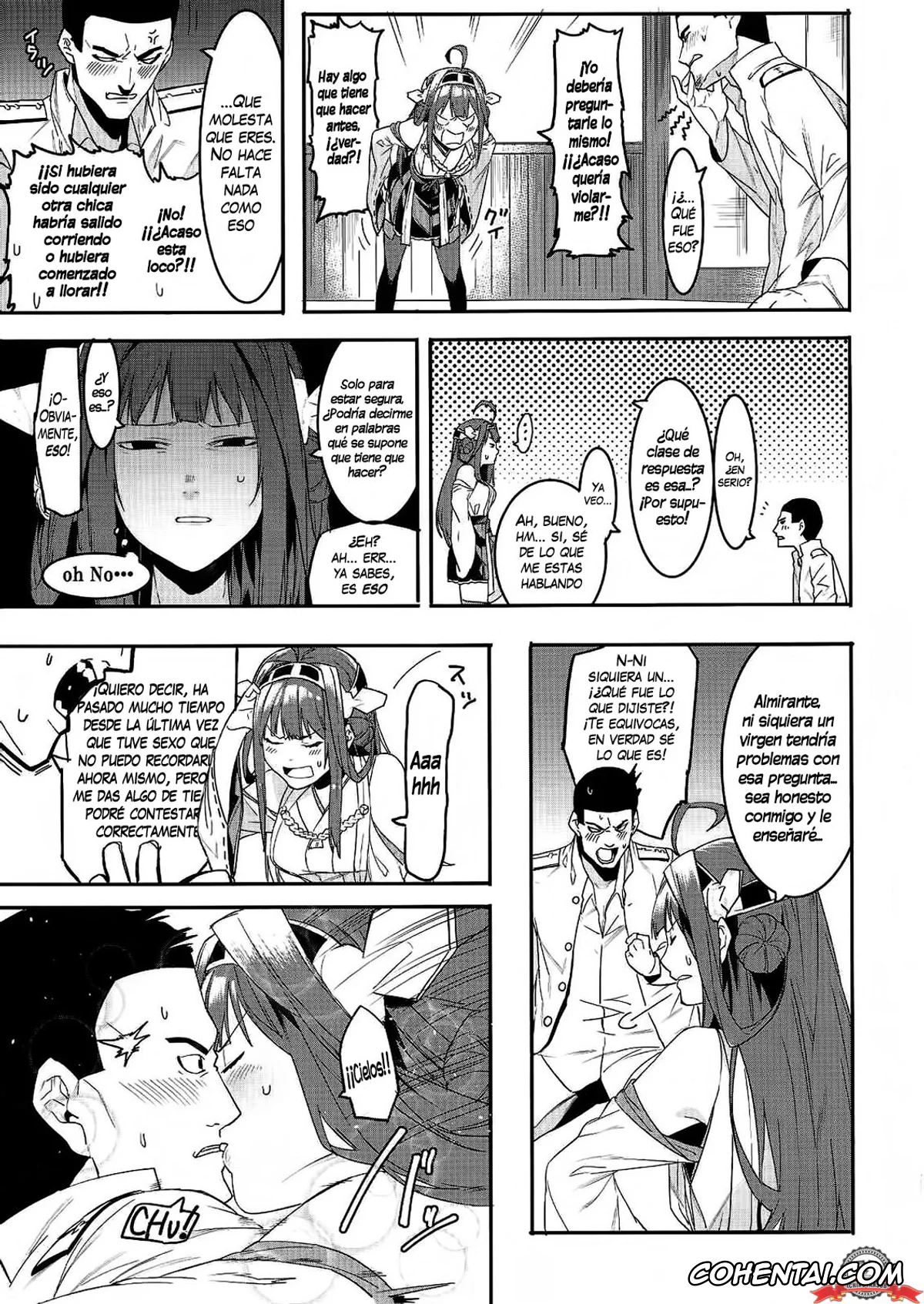 Kantai Collection -KanColle- porno, Kongou porno, Teitoku porno, Kore de Fini~sh? | ¿Ya termi~nó? (Kantai Collection), pagina 8