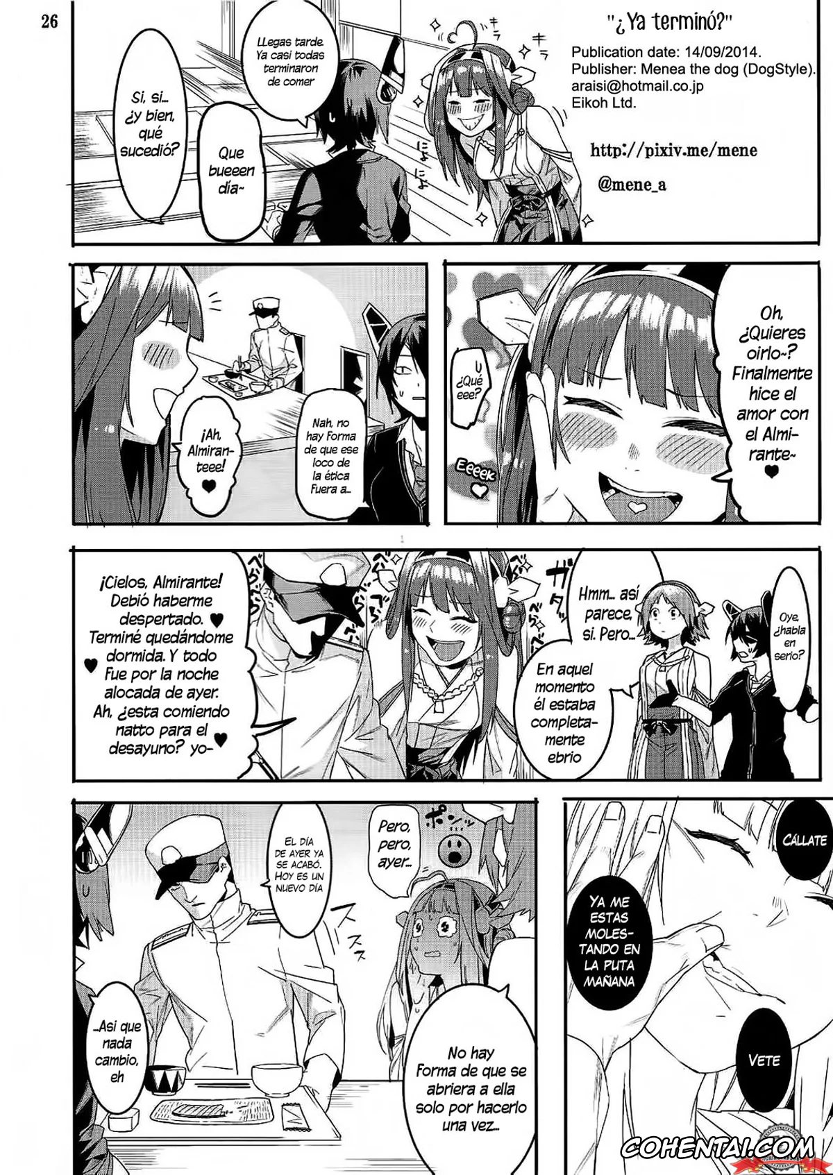 Kantai Collection -KanColle- xxx, Kongou xxx, Teitoku xxx, Kore de Fini~sh? | ¿Ya termi~nó? (Kantai Collection), pagina 25