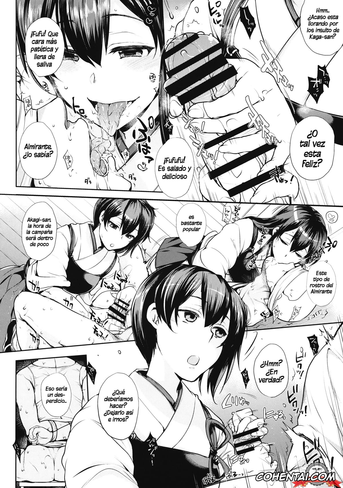 Kantai Collection -KanColle- hentai, Akagi hentai, Kaga hentai, Tatsuta hentai, Tenryuu hentai, Chinjufu no Naka Yasumi (Kantai Collection -KanColle-), pagina 6