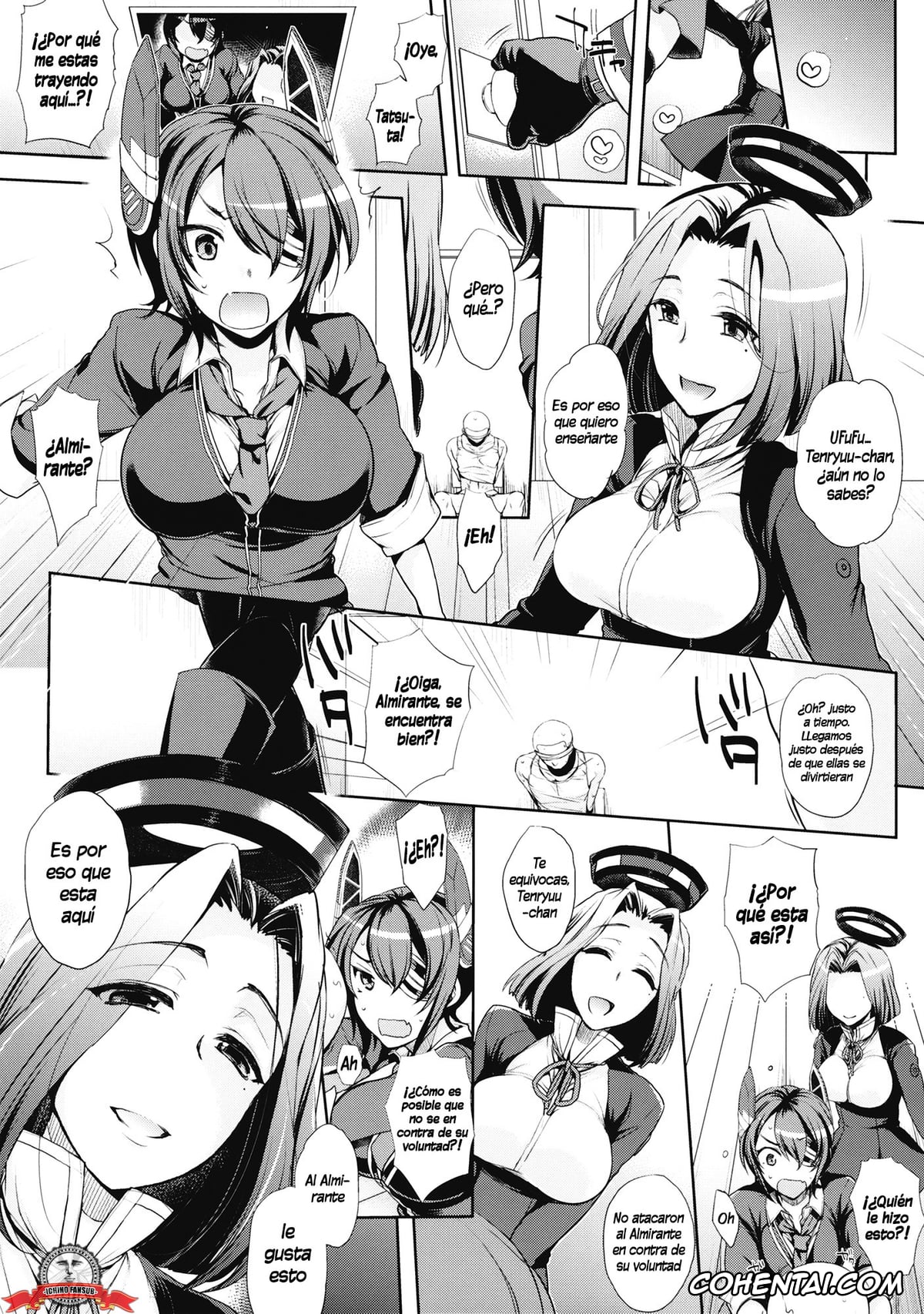 Kantai Collection -KanColle- hentai, Akagi hentai, Kaga hentai, Tatsuta hentai, Tenryuu hentai, Chinjufu no Naka Yasumi (Kantai Collection -KanColle-), pagina 12