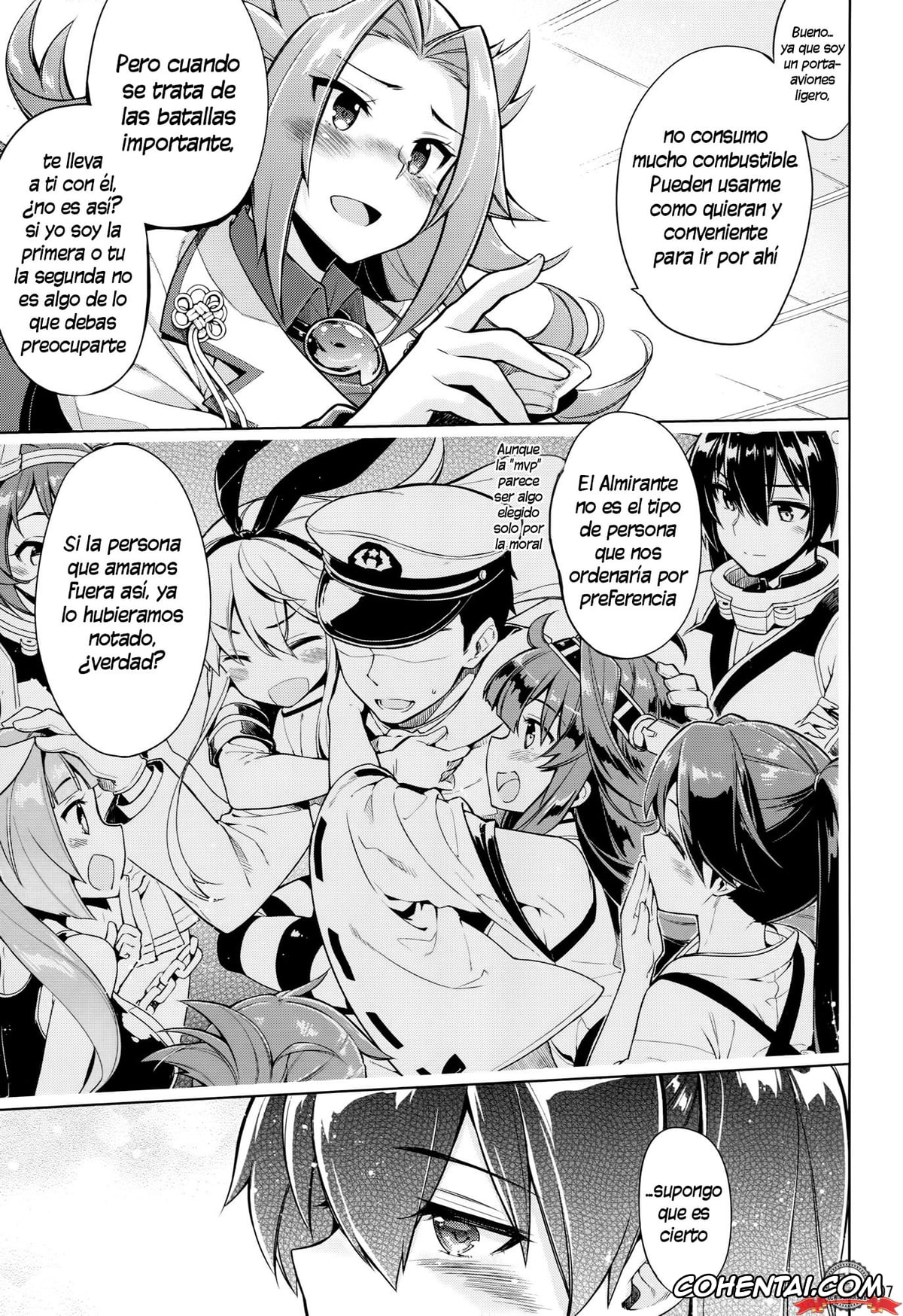 Kantai Collection -KanColle- hentai, Junyou hentai, Kaga hentai, Teitoku hentai, Shiawase Juukon Seikatsu (Kantai Collection – KanColle-), pagina 6