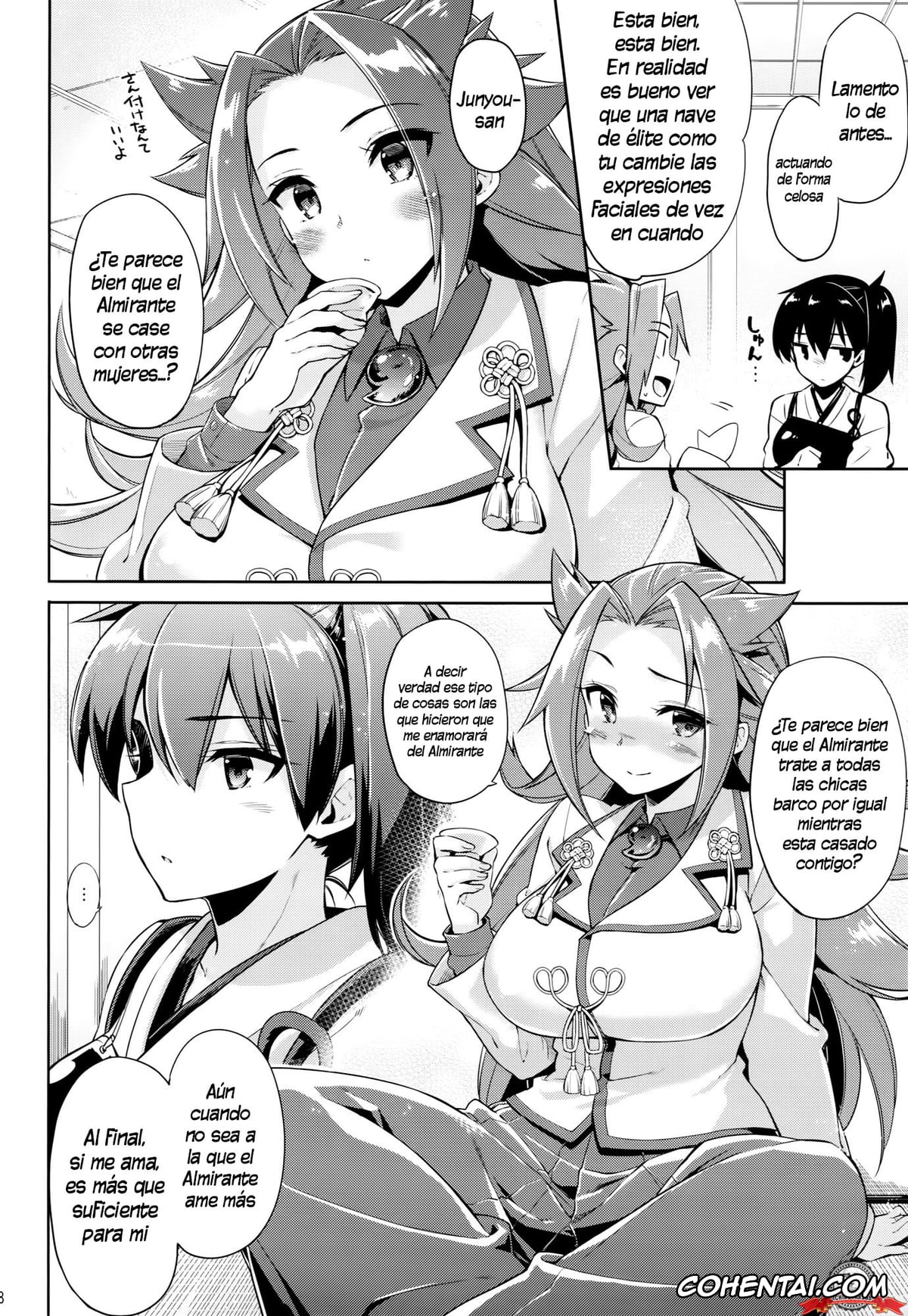 Kantai Collection -KanColle- xxx, Junyou xxx, Kaga xxx, Teitoku xxx, Shiawase Juukon Seikatsu (Kantai Collection – KanColle-), pagina 7