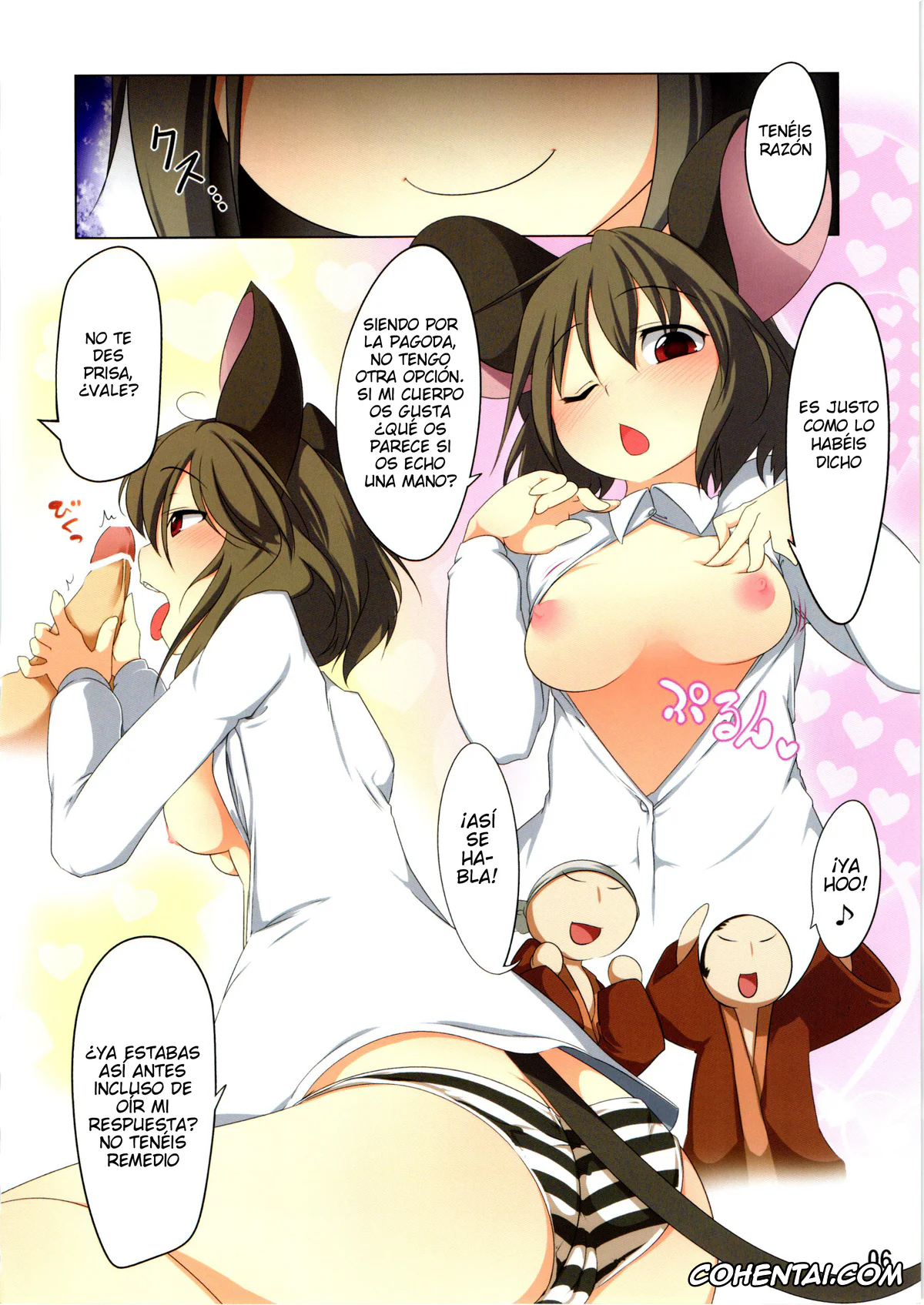 Touhou Project hentai, Nazrin hentai, Ichiri Hyakugai (Touhou Project), pagina 6
