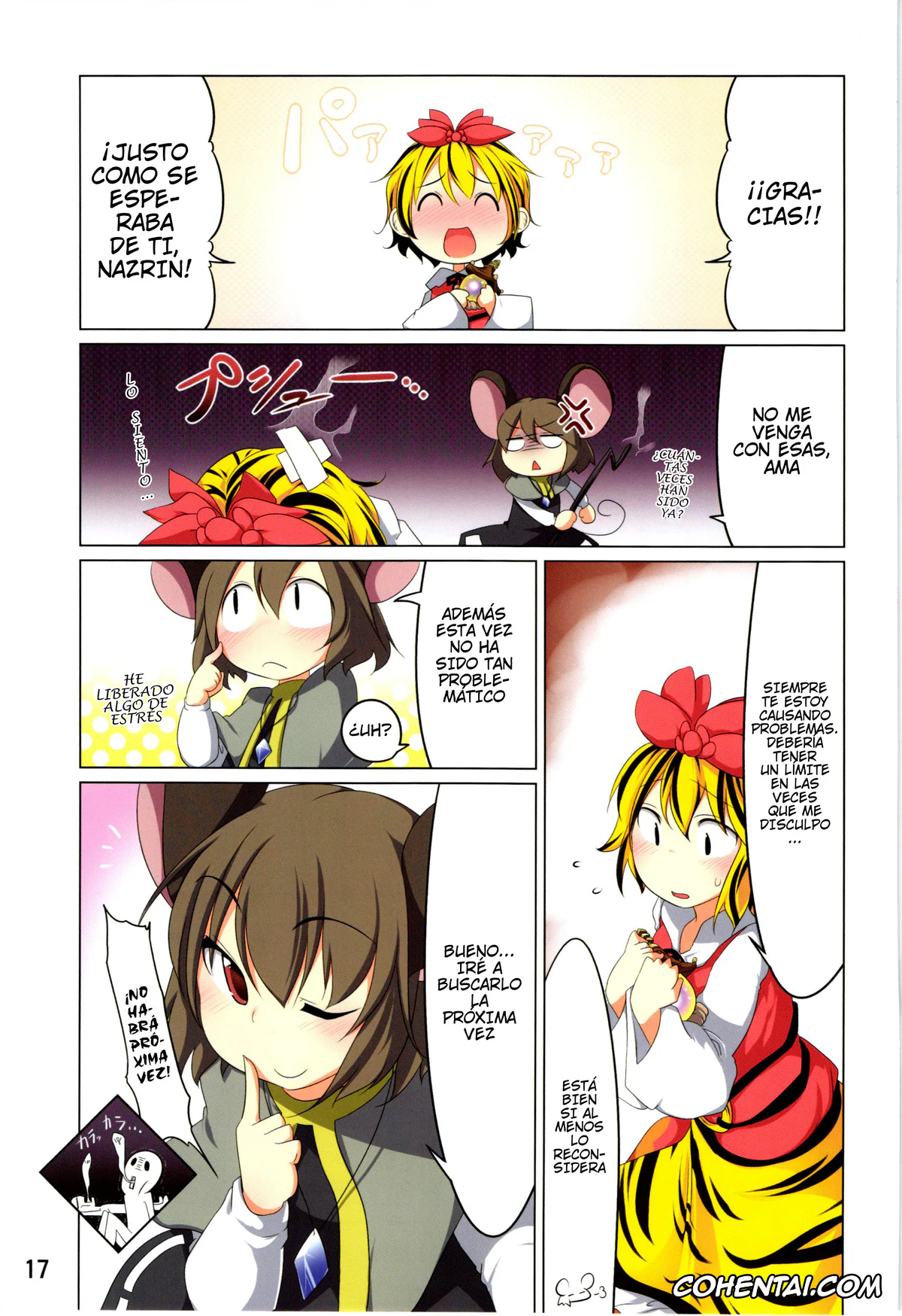Touhou Project porno, Nazrin porno, Ichiri Hyakugai (Touhou Project), pagina 17