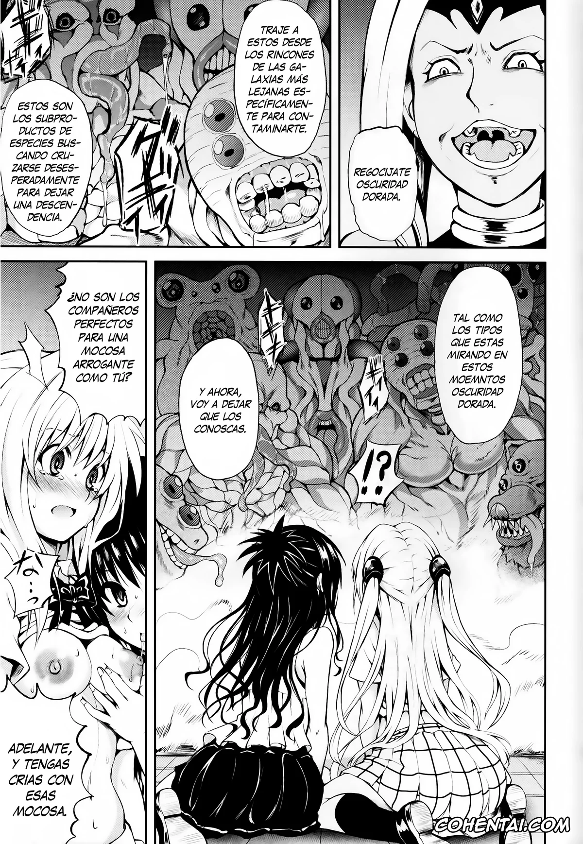 To Love-Ru hentai, Azenda hentai, Golden Darkness hentai, Mikan Yuuki hentai, KTOK 2 (To Love-Ru Darkness), pagina 9