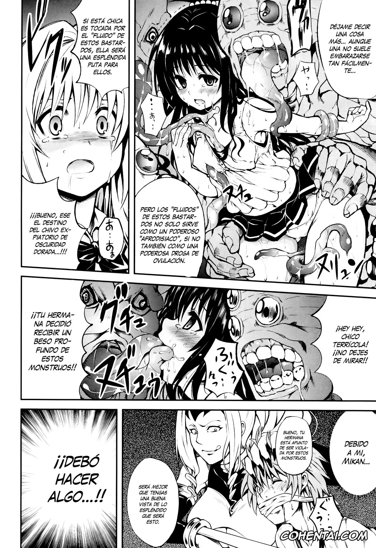To Love-Ru hentai, Azenda hentai, Golden Darkness hentai, Mikan Yuuki hentai, KTOK 2 (To Love-Ru Darkness), pagina 12