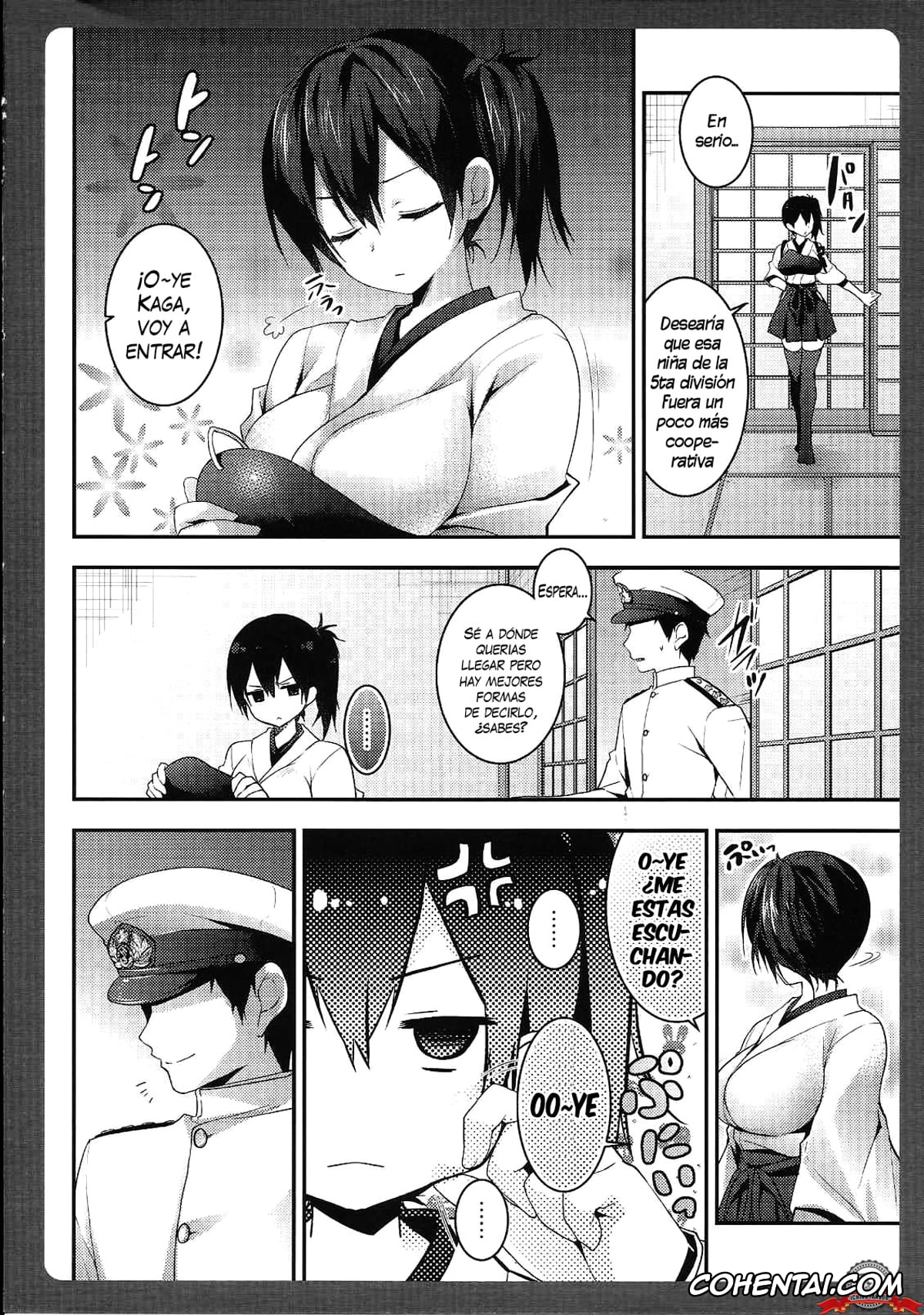 Kantai Collection -KanColle- porno, Kaga porno, Teitoku porno, Watashi no Kakunouko ni Nanika Goyou (Kantai Collection -KanColle-), pagina 5