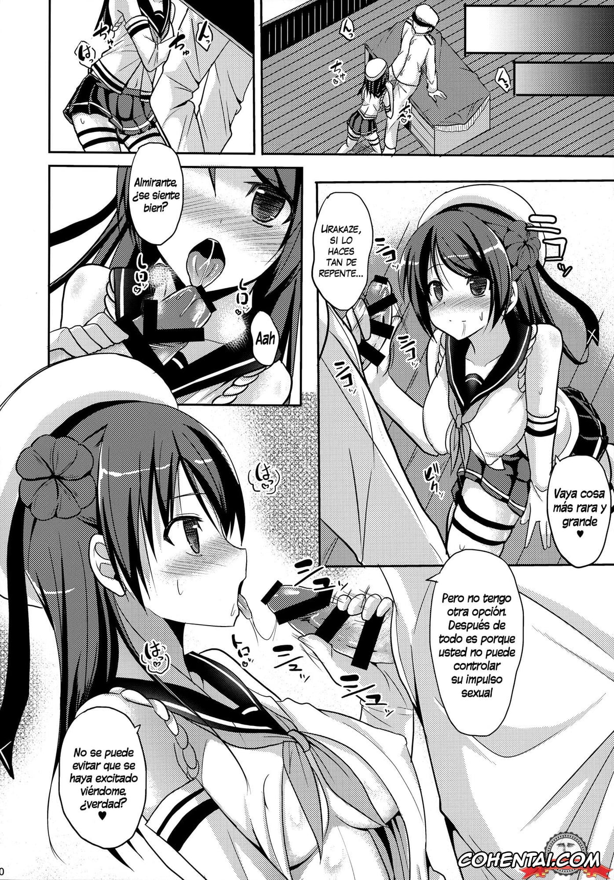 Kantai Collection -KanColle- hentai, Teitoku hentai, Urakaze hentai, Teitoku Kanri (Kantai Collection -KanColle-), pagina 9