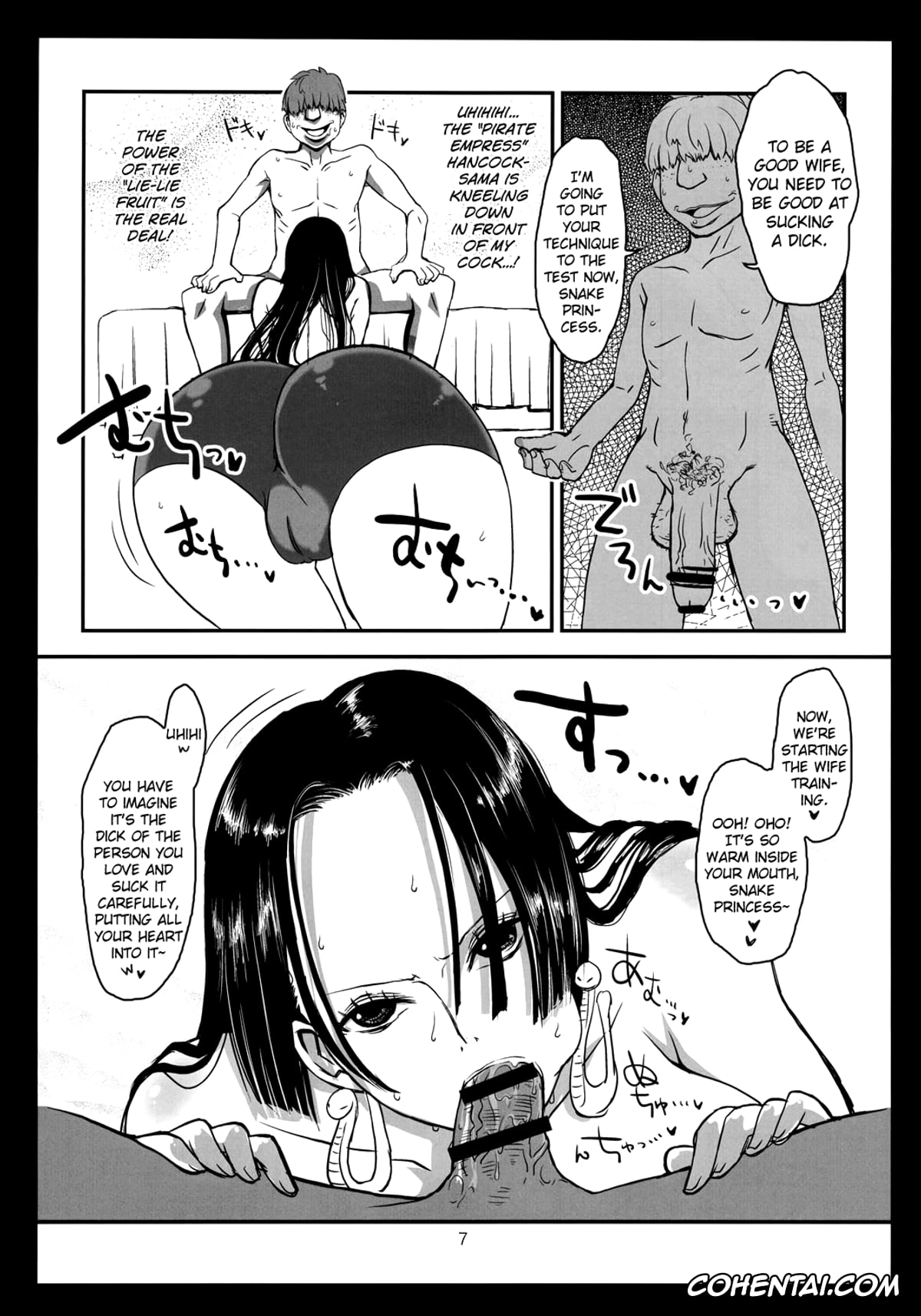 One Piece hentai, Boa Hancock hentai, Metabolism-H Moto Dorei Kaizoku Jotei Hancock no Hanayome Shiyugyou (One Piece), pagina 6