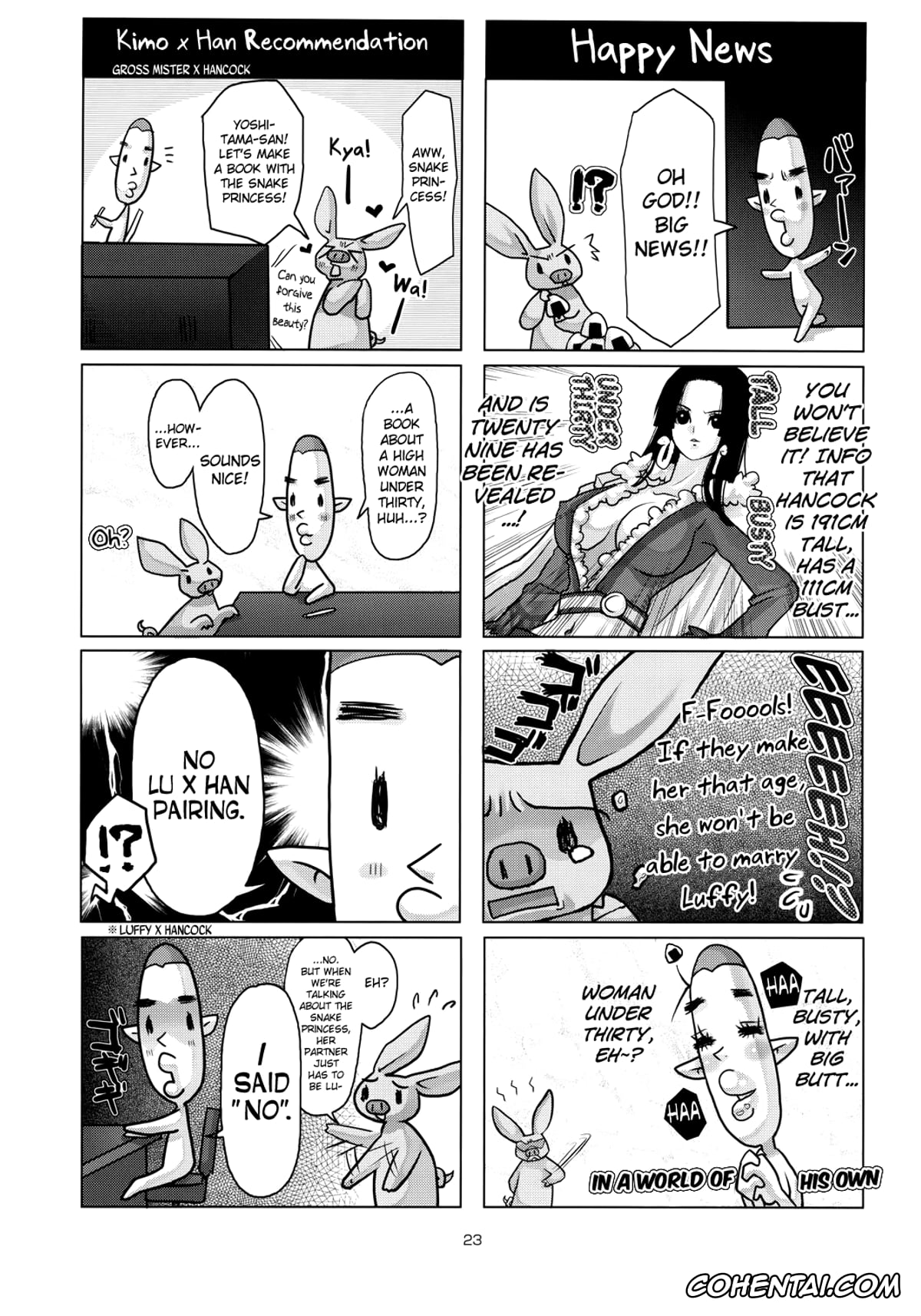 One Piece xxx, Boa Hancock xxx, Metabolism-H Moto Dorei Kaizoku Jotei Hancock no Hanayome Shiyugyou (One Piece), pagina 22