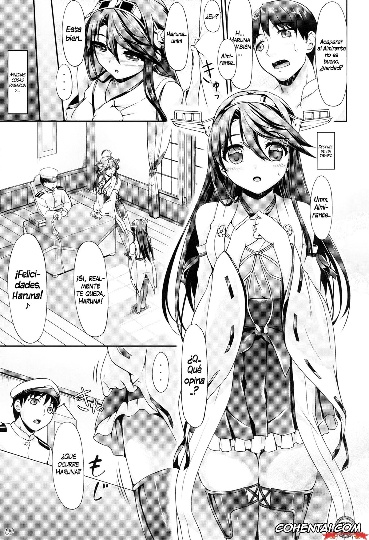 Kantai Collection -KanColle- porno, Haruna porno, Kongou porno, KonHaru Wedding (Kantai Collection -KanColle-), pagina 8