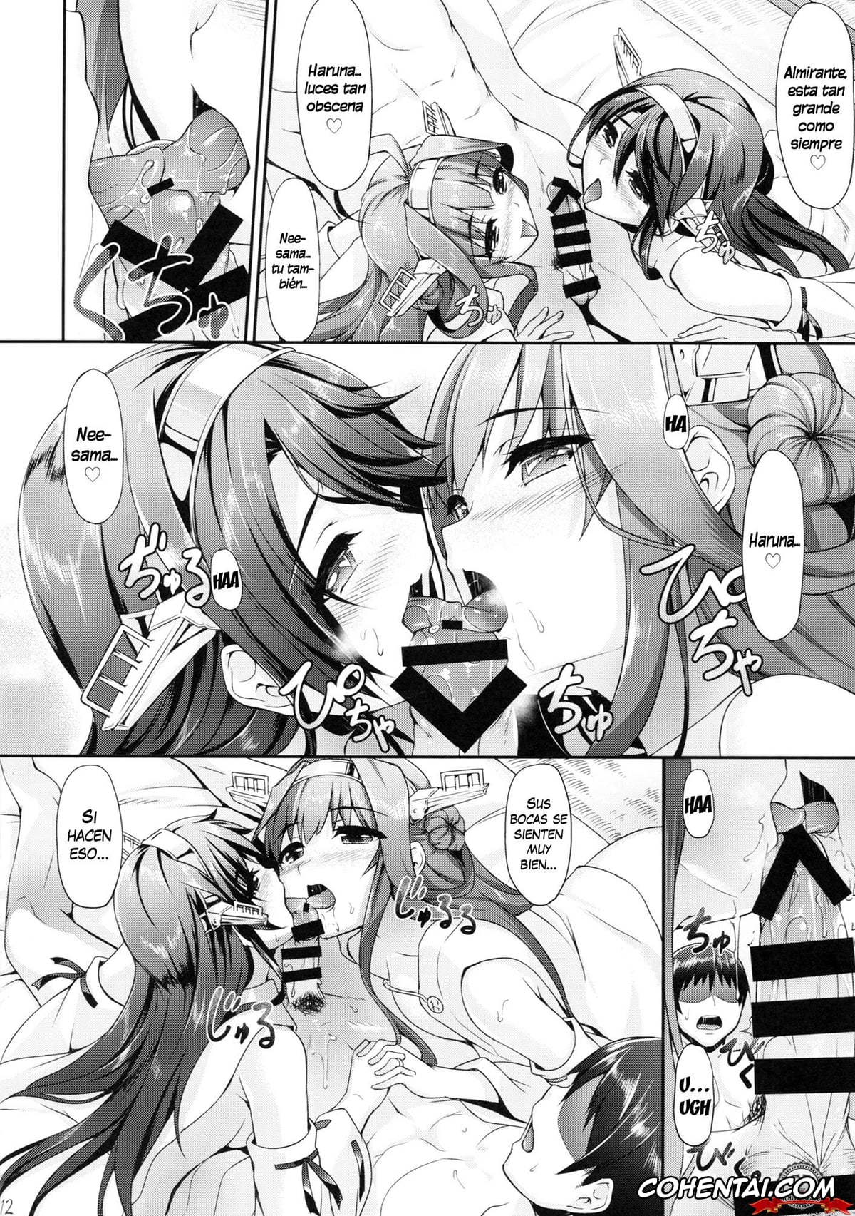 Kantai Collection -KanColle- porno, Haruna porno, Kongou porno, KonHaru Wedding (Kantai Collection -KanColle-), pagina 11