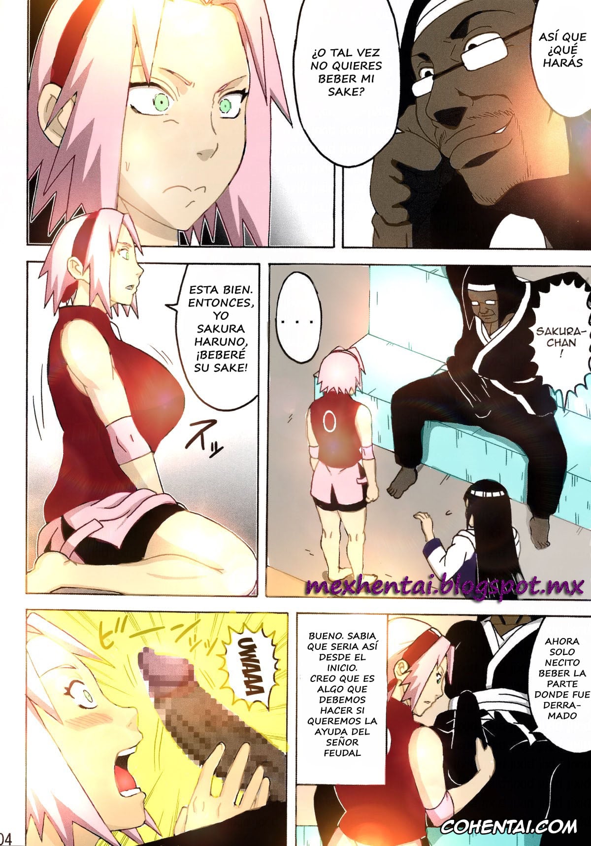 NARUTO porno, Hinata Hyuga porno, Sakura Haruno porno, SakuHina Inninden (NARUTO), pagina 5