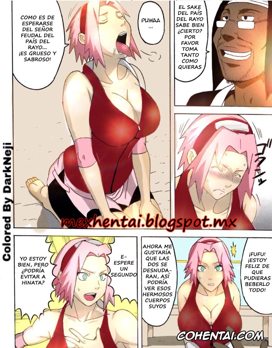 NARUTO hentai, Hinata Hyuga hentai, Sakura Haruno hentai, SakuHina Inninden (NARUTO), pagina 9