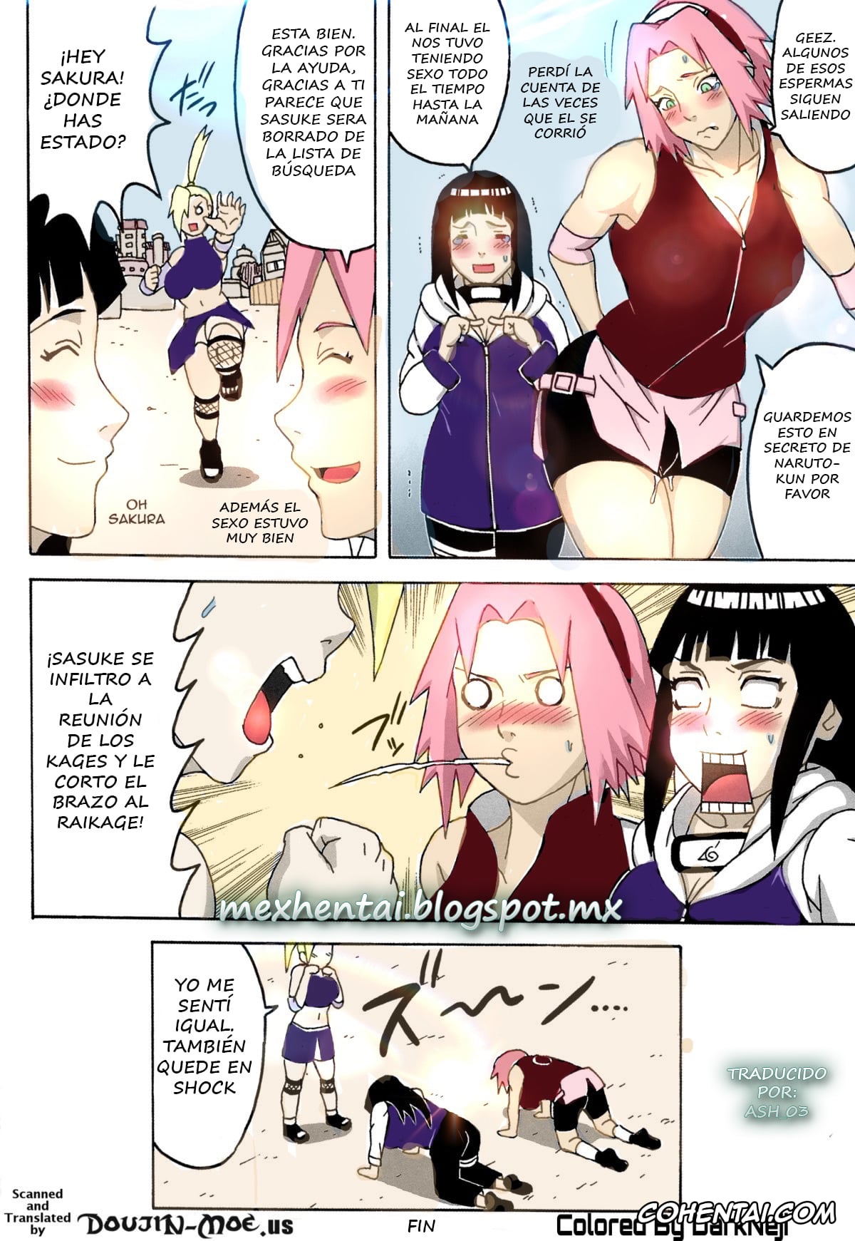 NARUTO hentai, Hinata Hyuga hentai, Sakura Haruno hentai, SakuHina Inninden (NARUTO), pagina 39