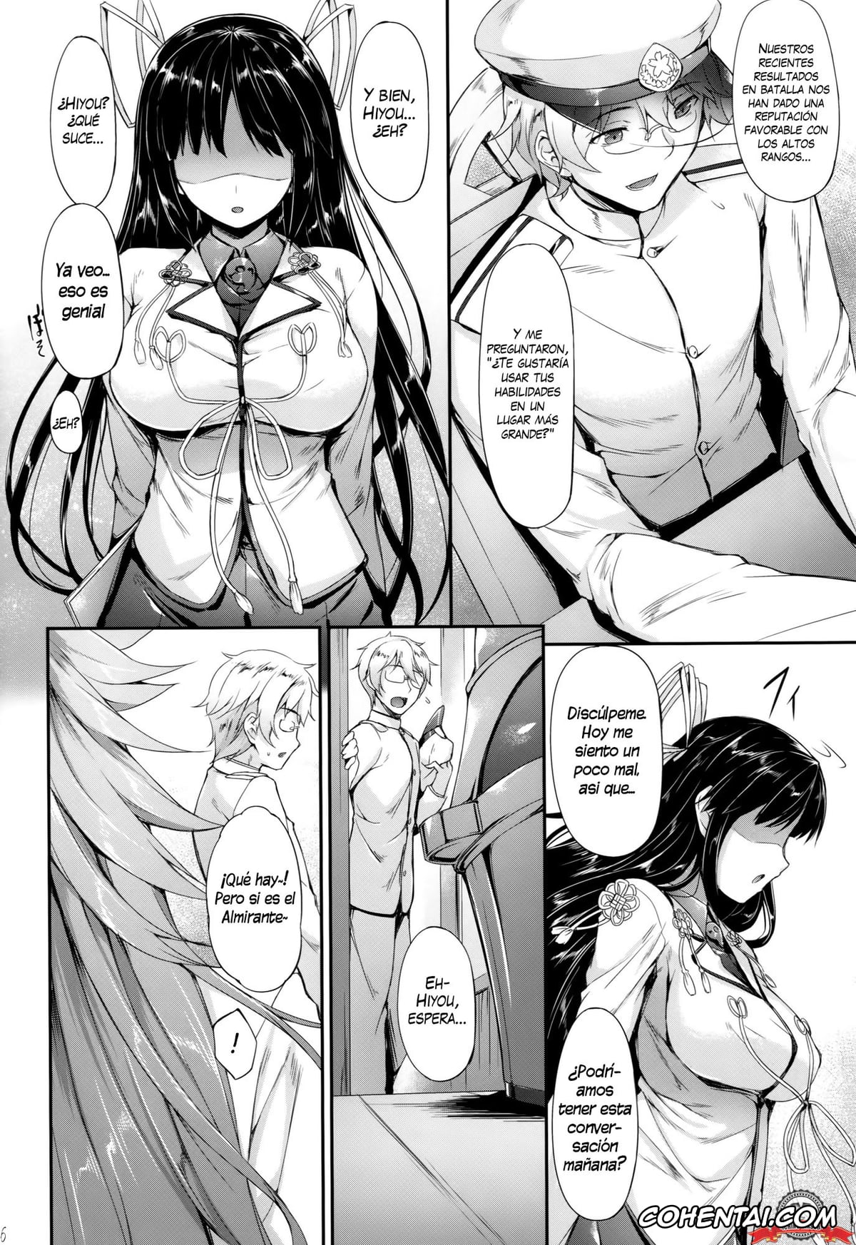 Kantai Collection -KanColle- porno, Hiyou porno, Teitoku porno, Hiizuru Taka (Kantai Collection -KanColle-), pagina 5