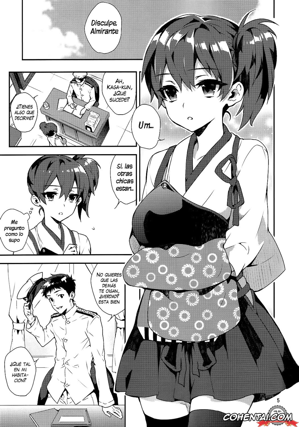 Kantai Collection -KanColle- hentai, Kaga hentai, Teitoku hentai, Mousou Kuubo Girl (Kantai Collection -KanColle-), pagina 6
