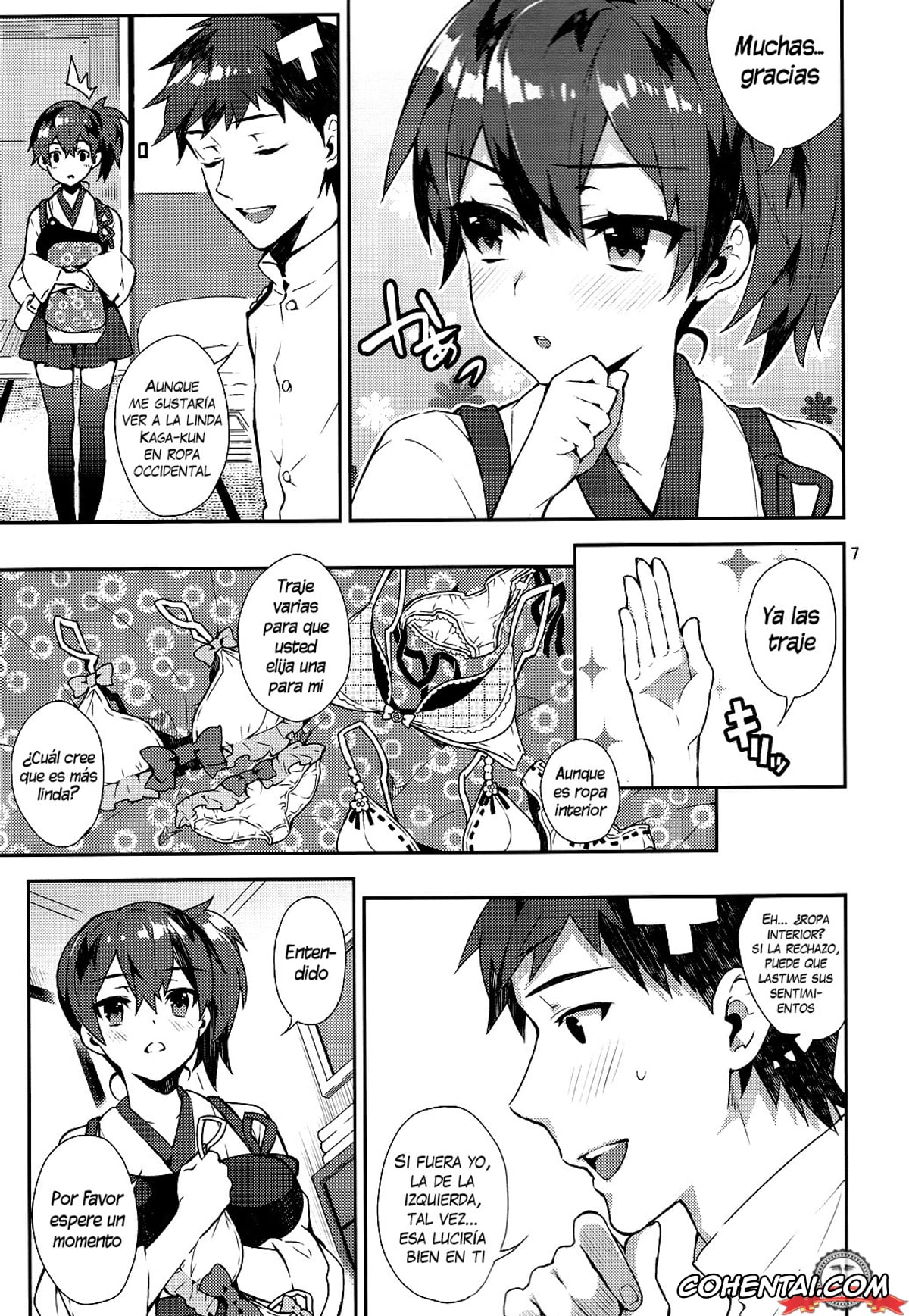Kantai Collection -KanColle- porno, Kaga porno, Teitoku porno, Mousou Kuubo Girl (Kantai Collection -KanColle-), pagina 8