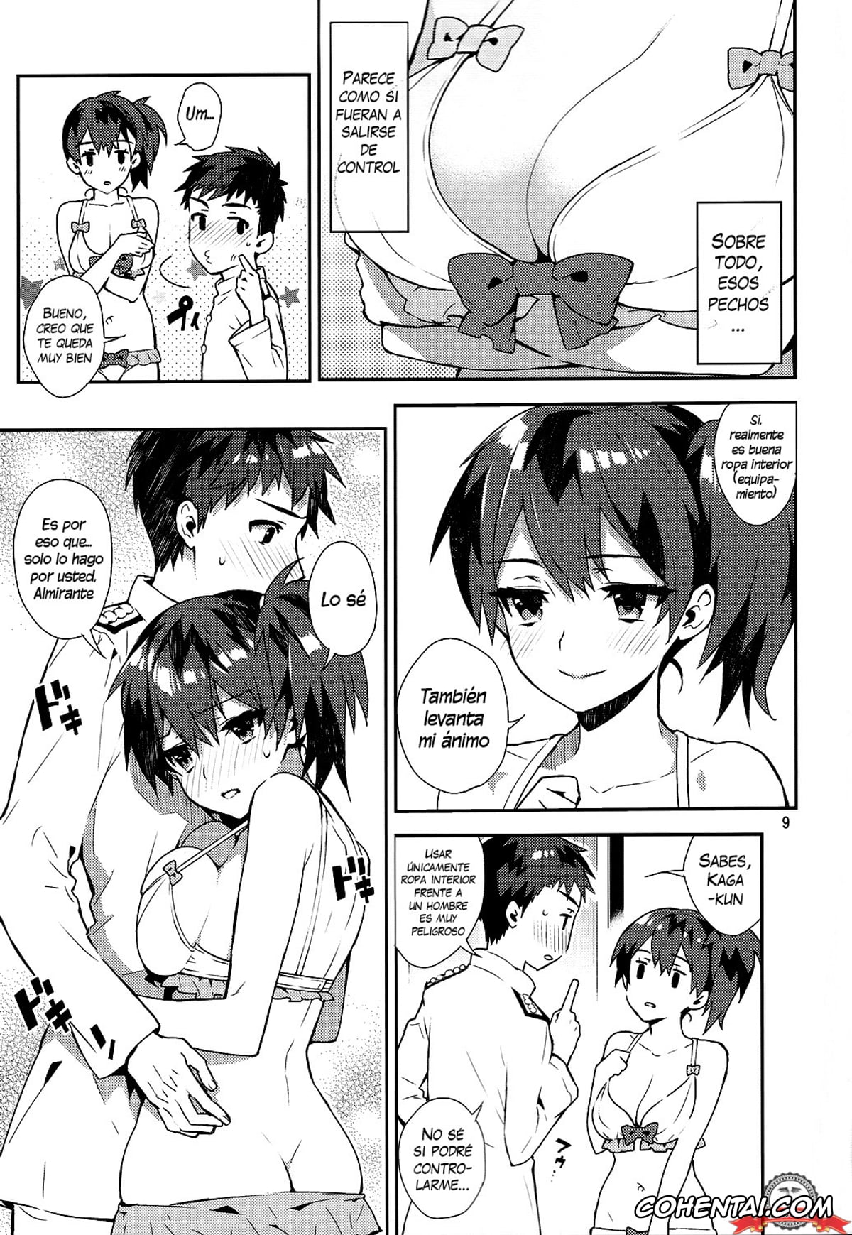 Kantai Collection -KanColle- xxx, Kaga xxx, Teitoku xxx, Mousou Kuubo Girl (Kantai Collection -KanColle-), pagina 10